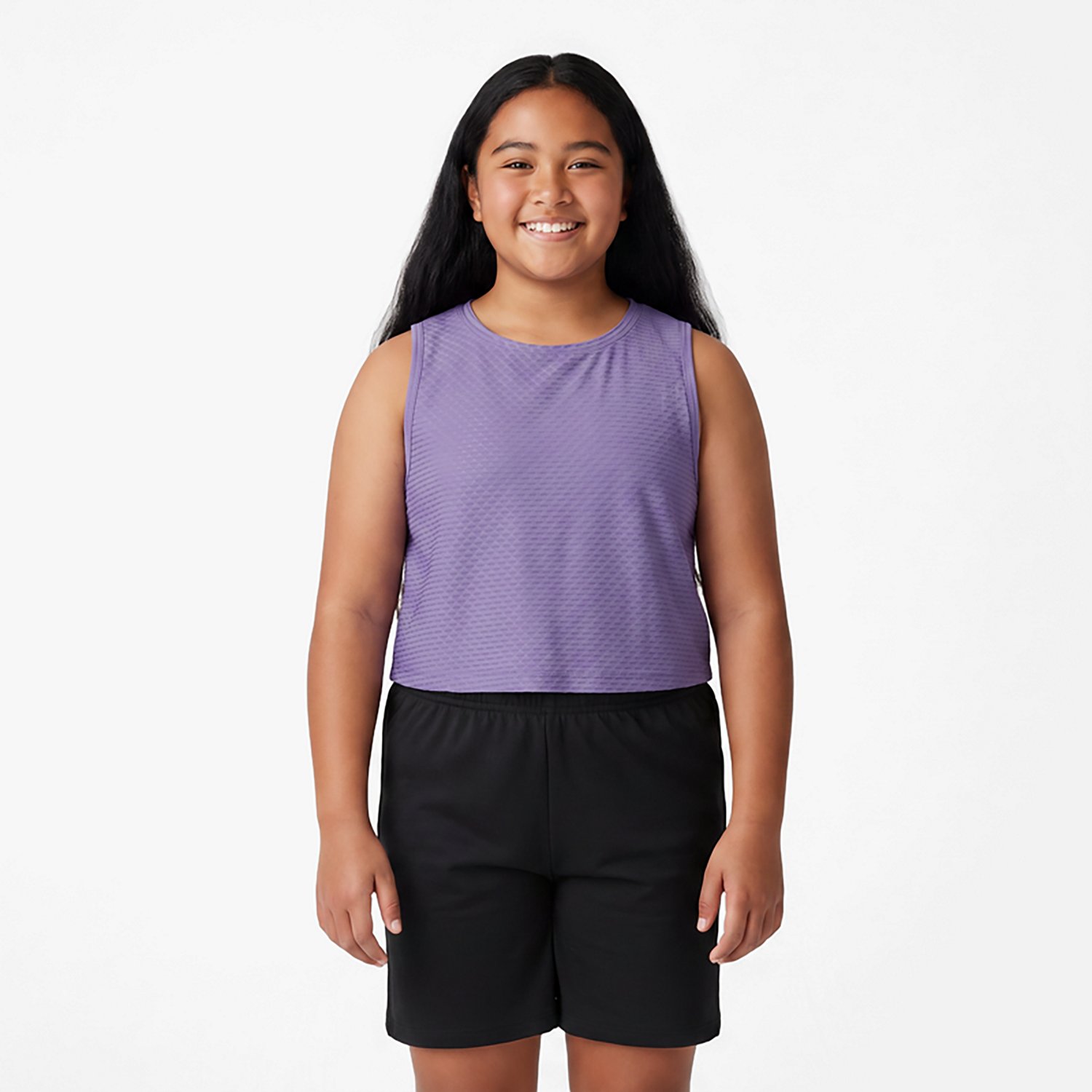 BCG Girls' Run Race Mesh Tank