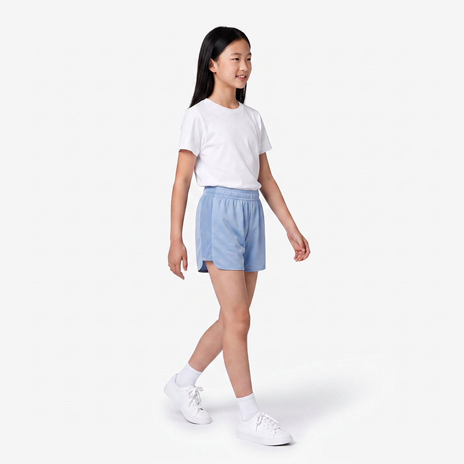 BCG Girls' Turbo Texture Side Mesh Short - view number 3
