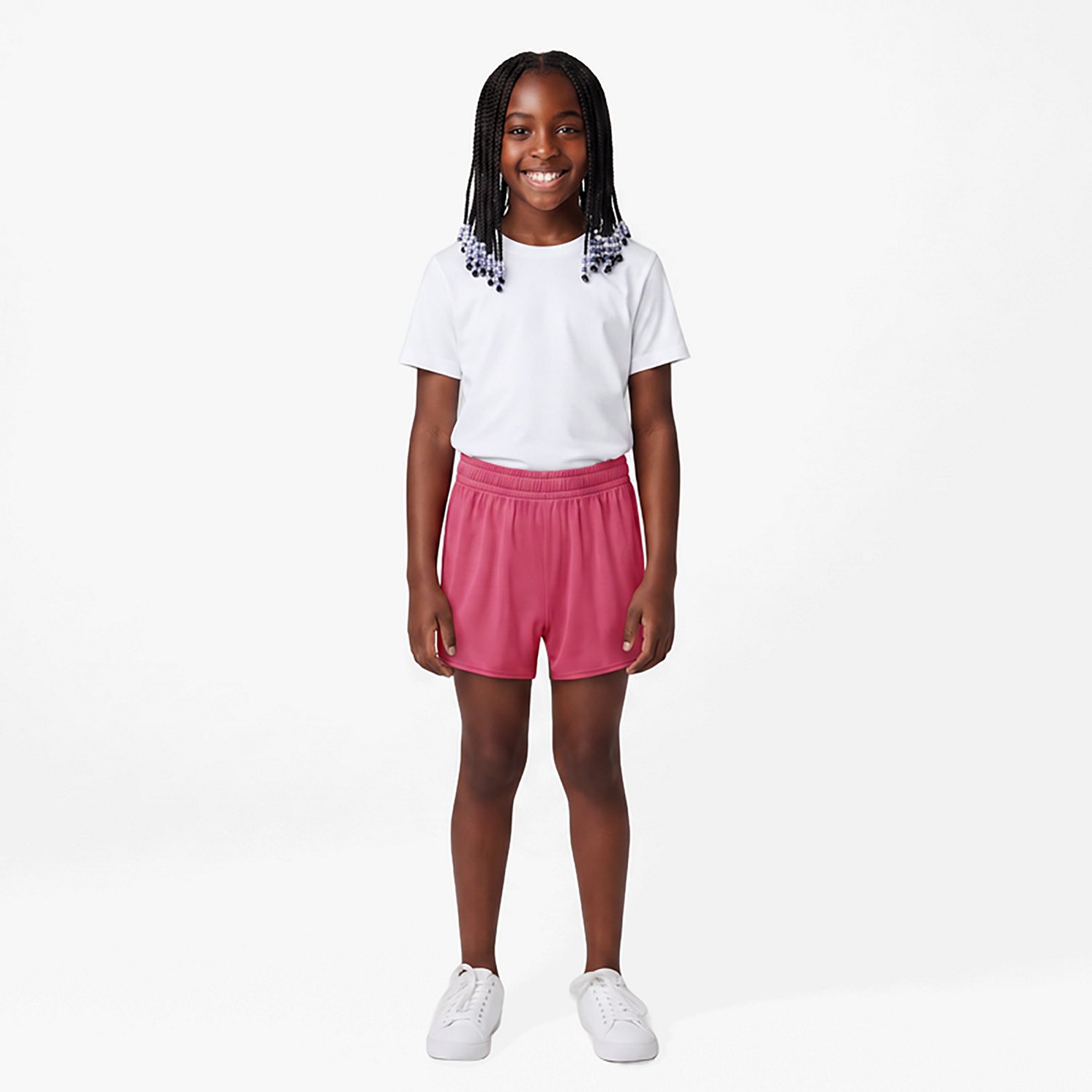BCG Girls' Turbo Texture Side Mesh Short
