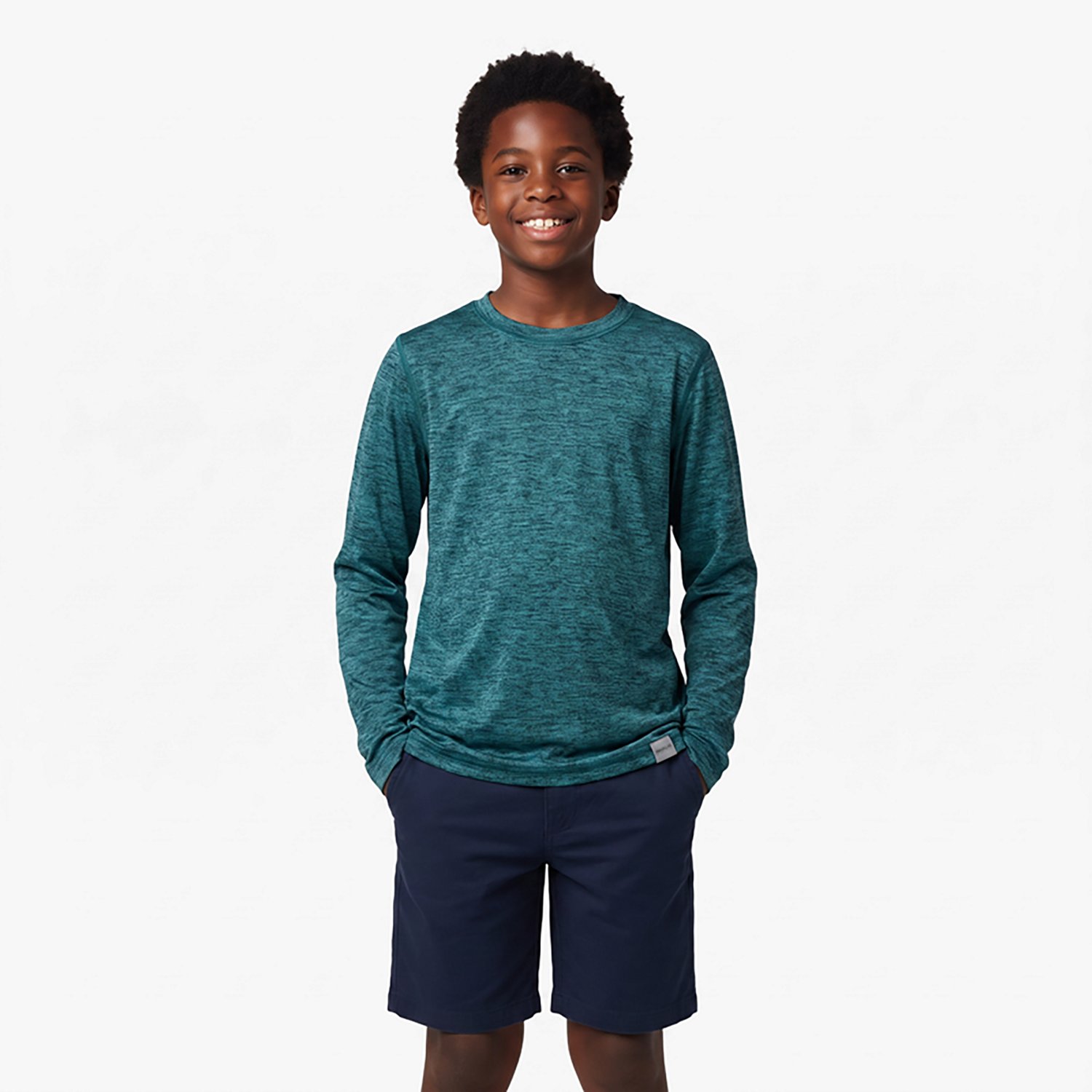 Magellan Outdoors Boys' RT Breeze Reversible Crew Long Sleeve T-shirt - view number 2
