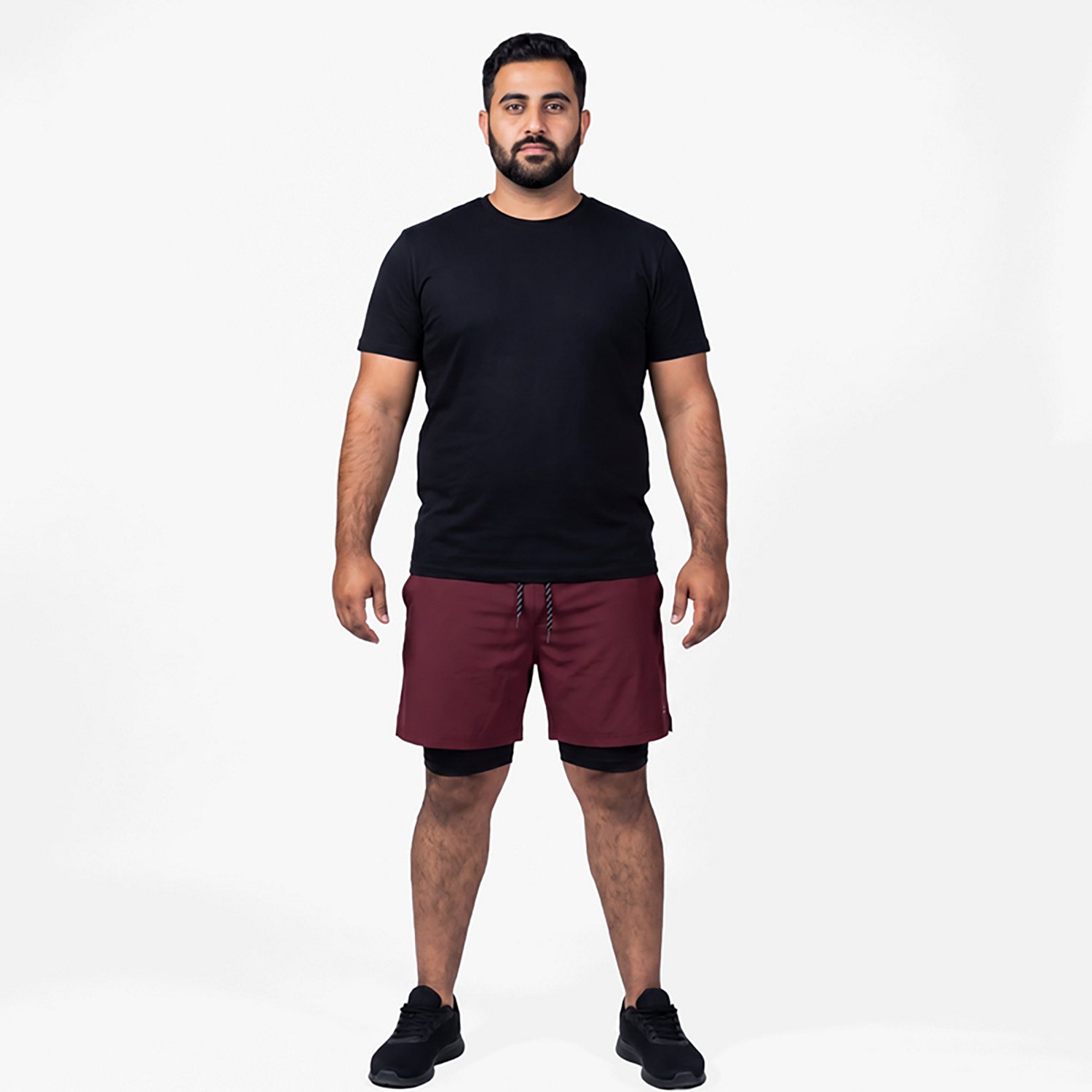 BCG Men's Tech Knit 2 in 1 Shorts 7 in.