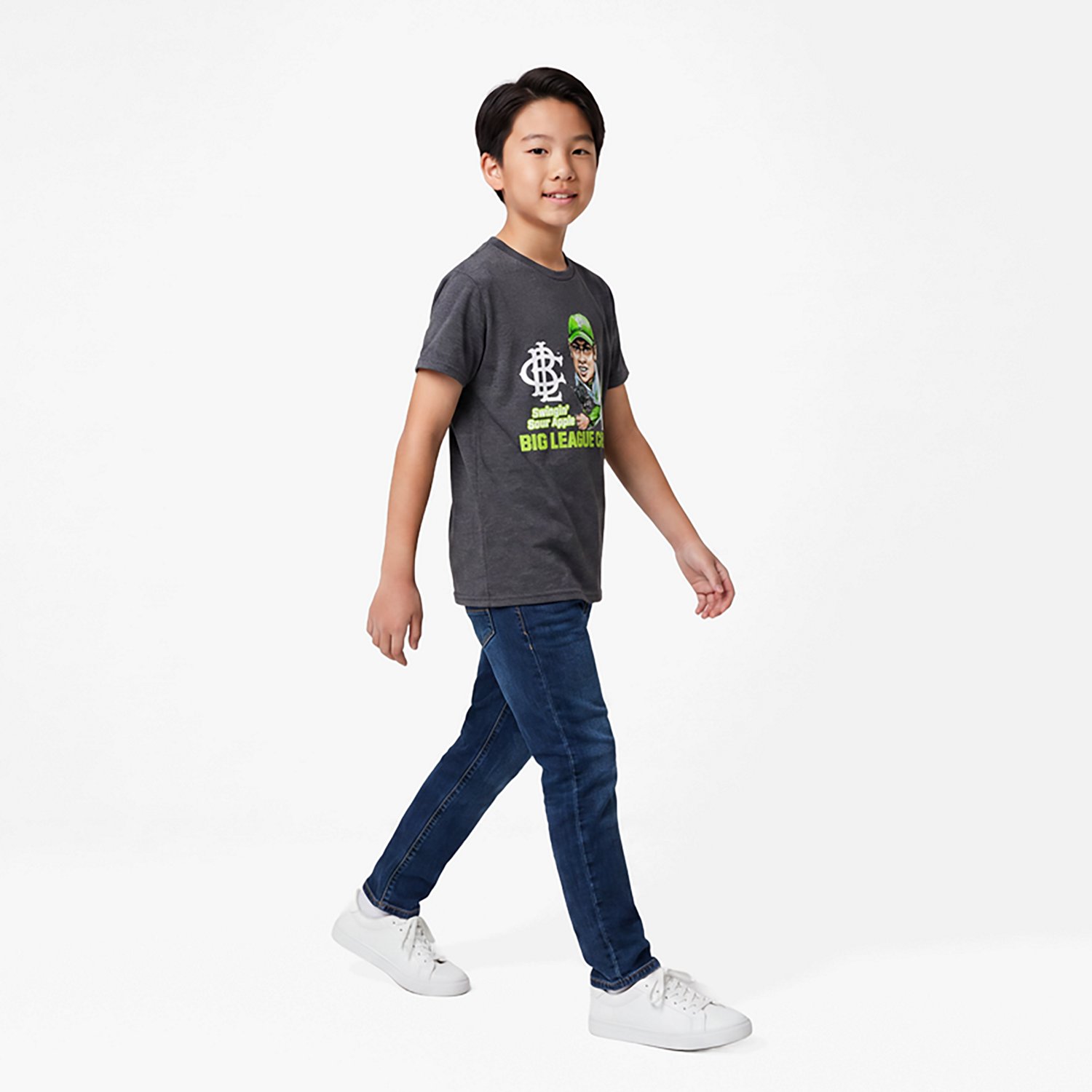 Big League Chew Boys' Swingin Sour Apple Short Sleeve T-shirt