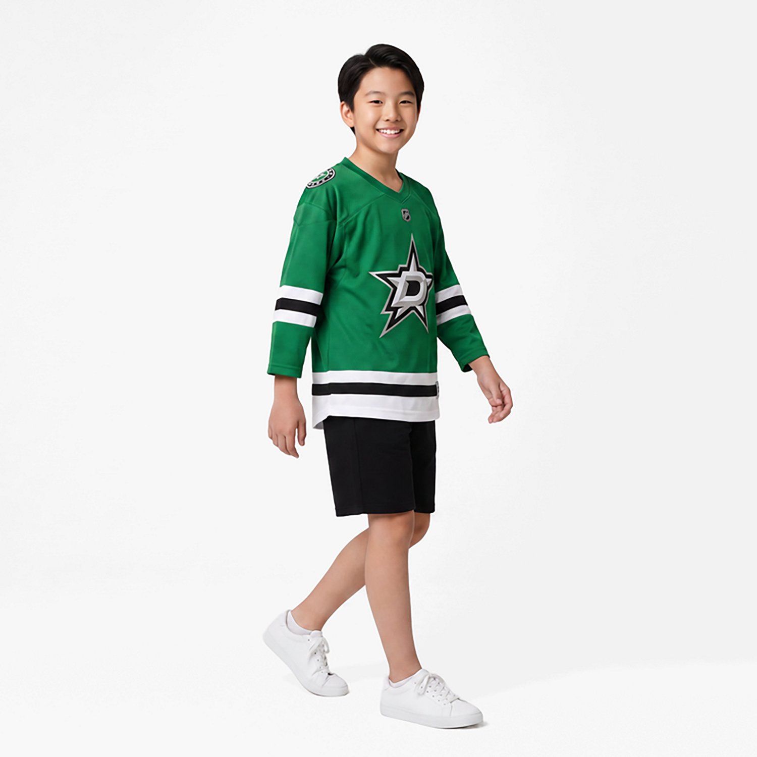 Outerstuff Boys' Dallas Stars Replica Home Team Hockey Jersey - view number 3