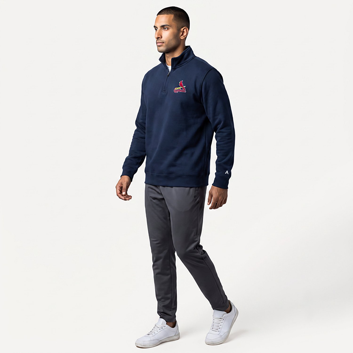 Antigua St Louis Cardinals Victory Quarter-Zip Pullover Top - view number 3
