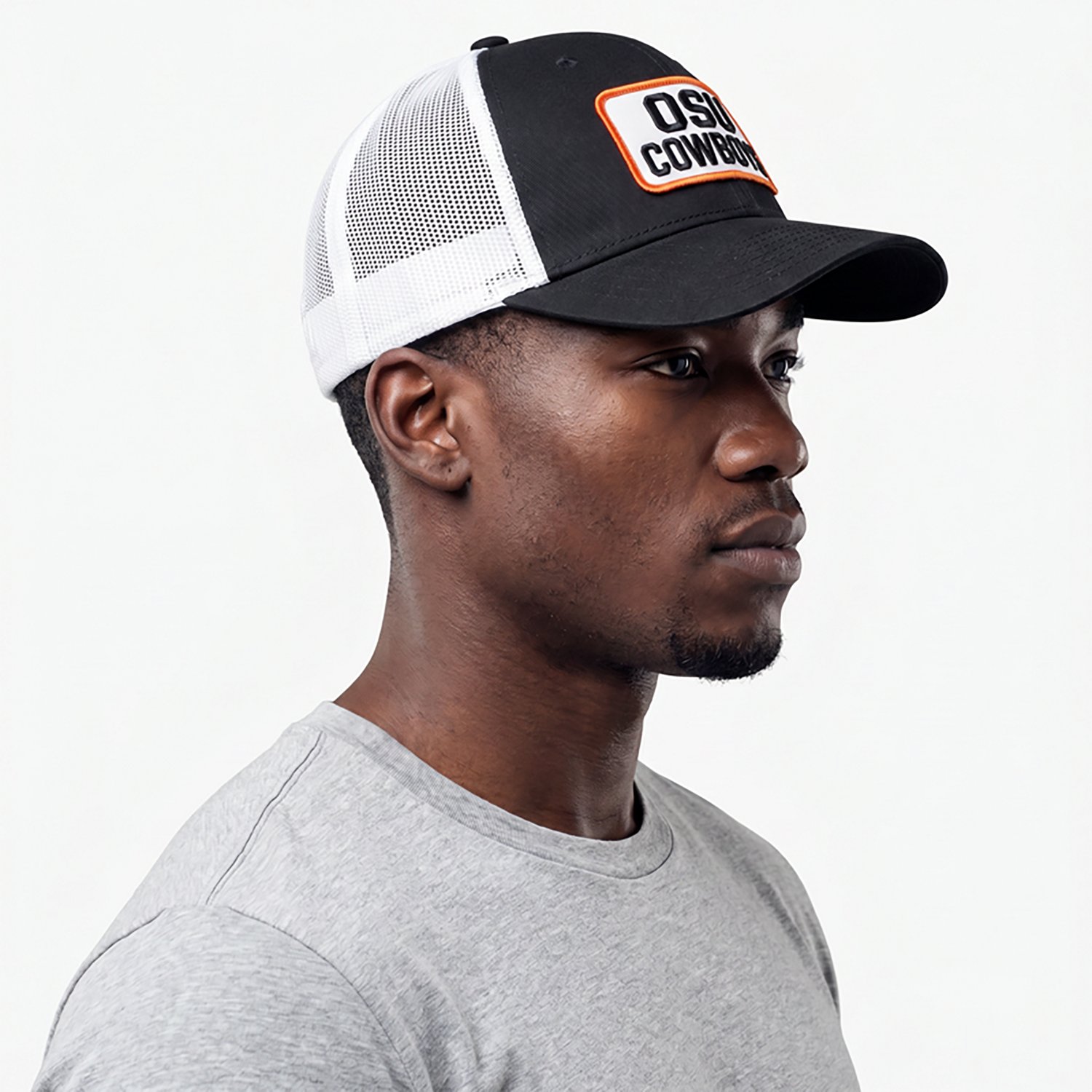 Nike Men's Oklahoma State Team Patch Rise Trucker Cap