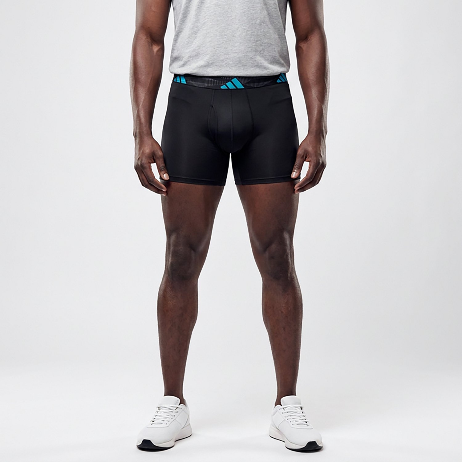 adidas Men's Performance Microfiber Trunk Briefs 3-Pack