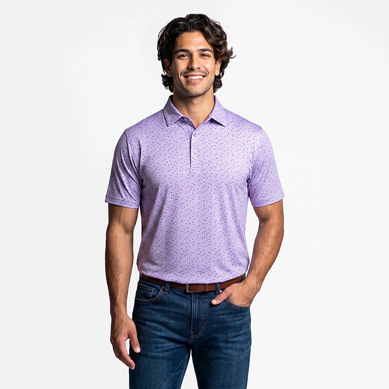 Callaway Men's Confetti Chevron Polo Shirt - view number 2