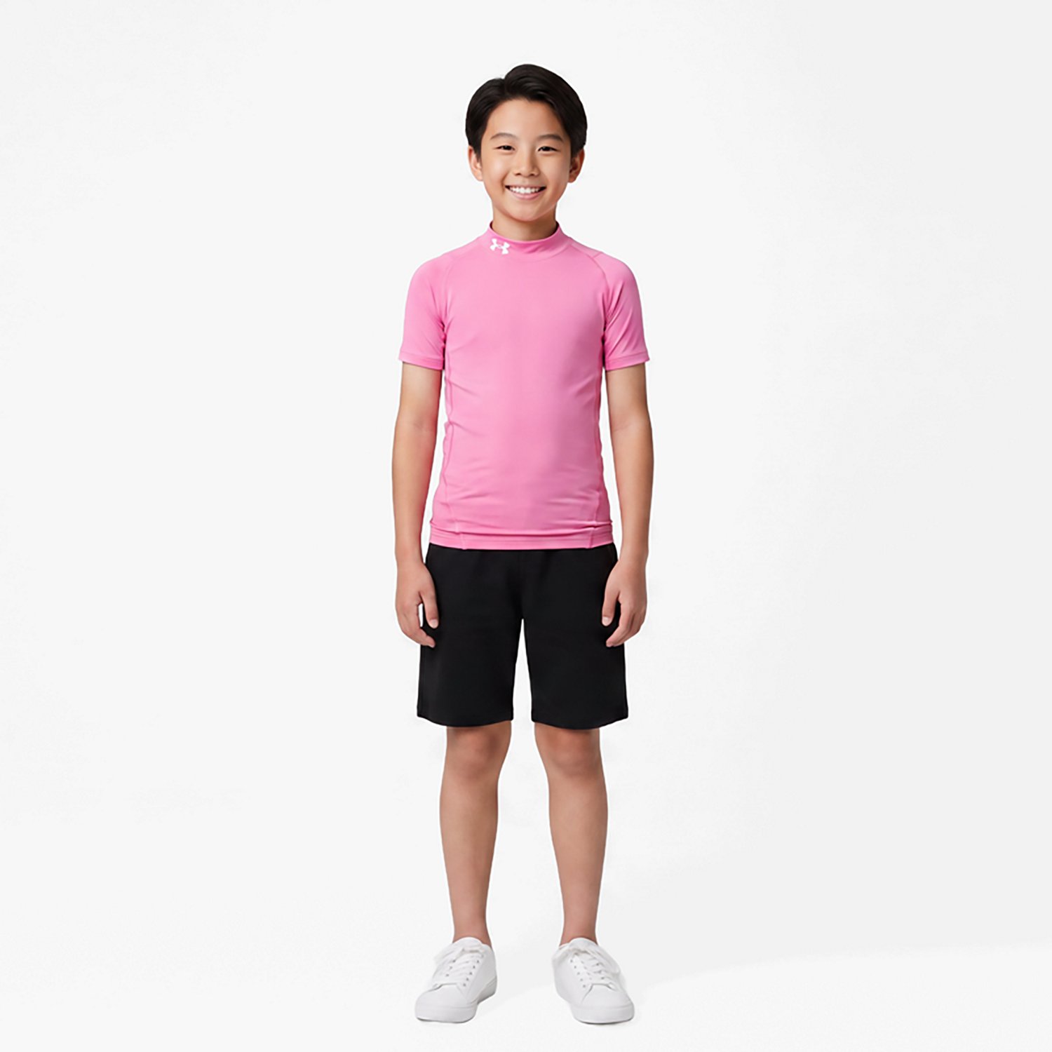 Under Armour Boys' HeatGear Mock T-shirt