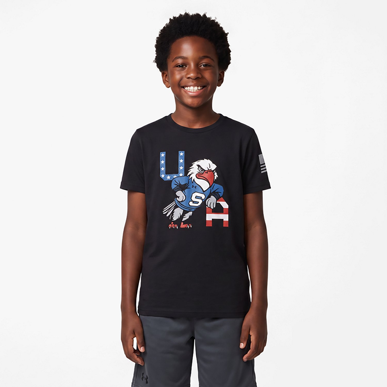 Under Armour Boys' Cartoon Eagle Graphic T-shirt