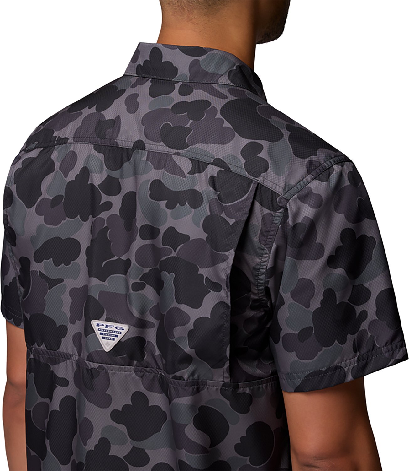 Columbia Sportswear Men's University of South Carolina Collegiate Super Slack Tide Camo Shirt - view number 6