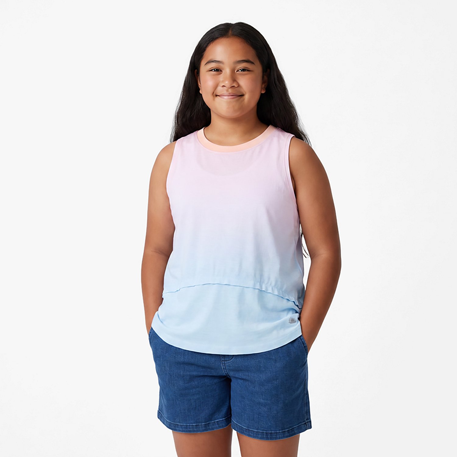 Jadelynn Brooke Girls' Flowy Activewear Tank Top - view number 2