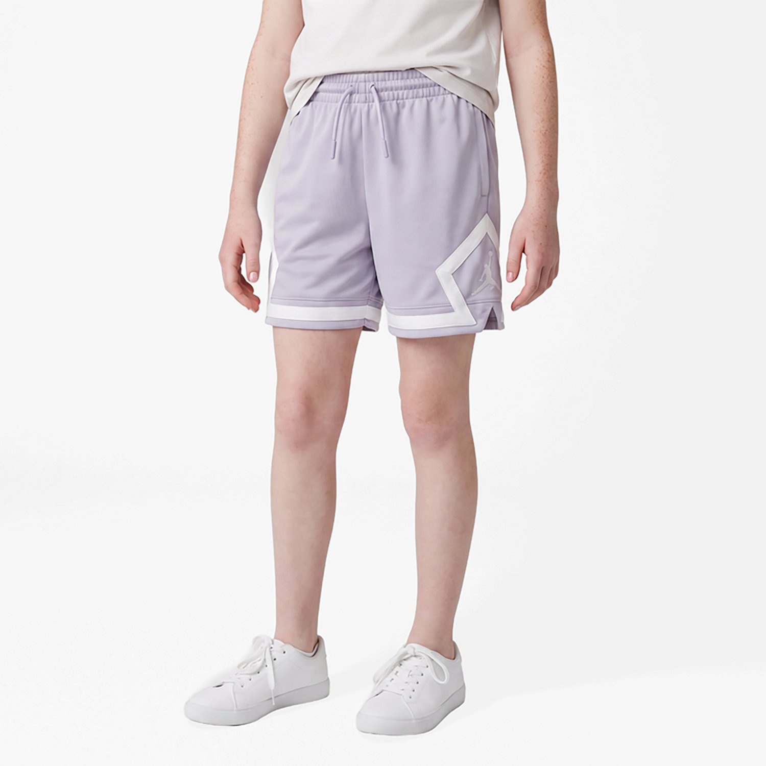 Jordan Girls' Durasheen Diamond Shorts 4