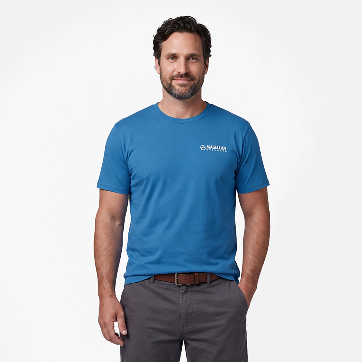 Magellan Outdoors Men’s Redfish America Graphic Short Sleeve T‑Shirt