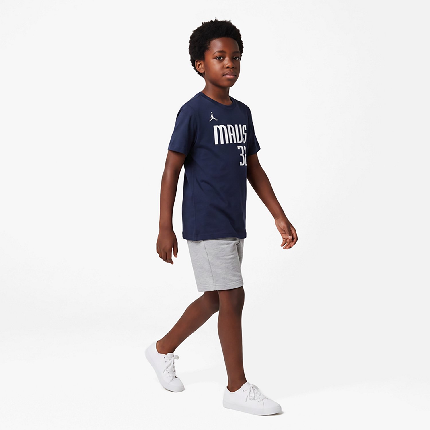 Jordan Kids' Dallas Mavericks Cooper Flagg Statement Name and Number Short Sleeve T-shirt - view number 3