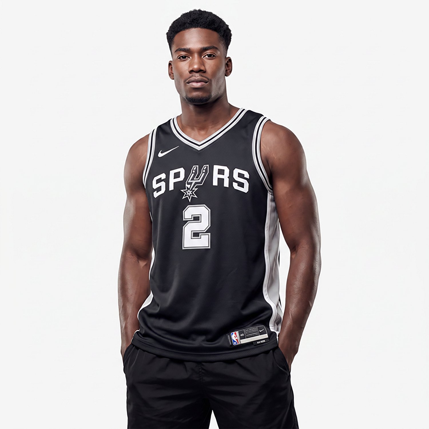 Unisex Nike Dylan Harper San Antonio Spurs 2025 NBA Draft First Round Pick Swingman Jersey - Icon Edition