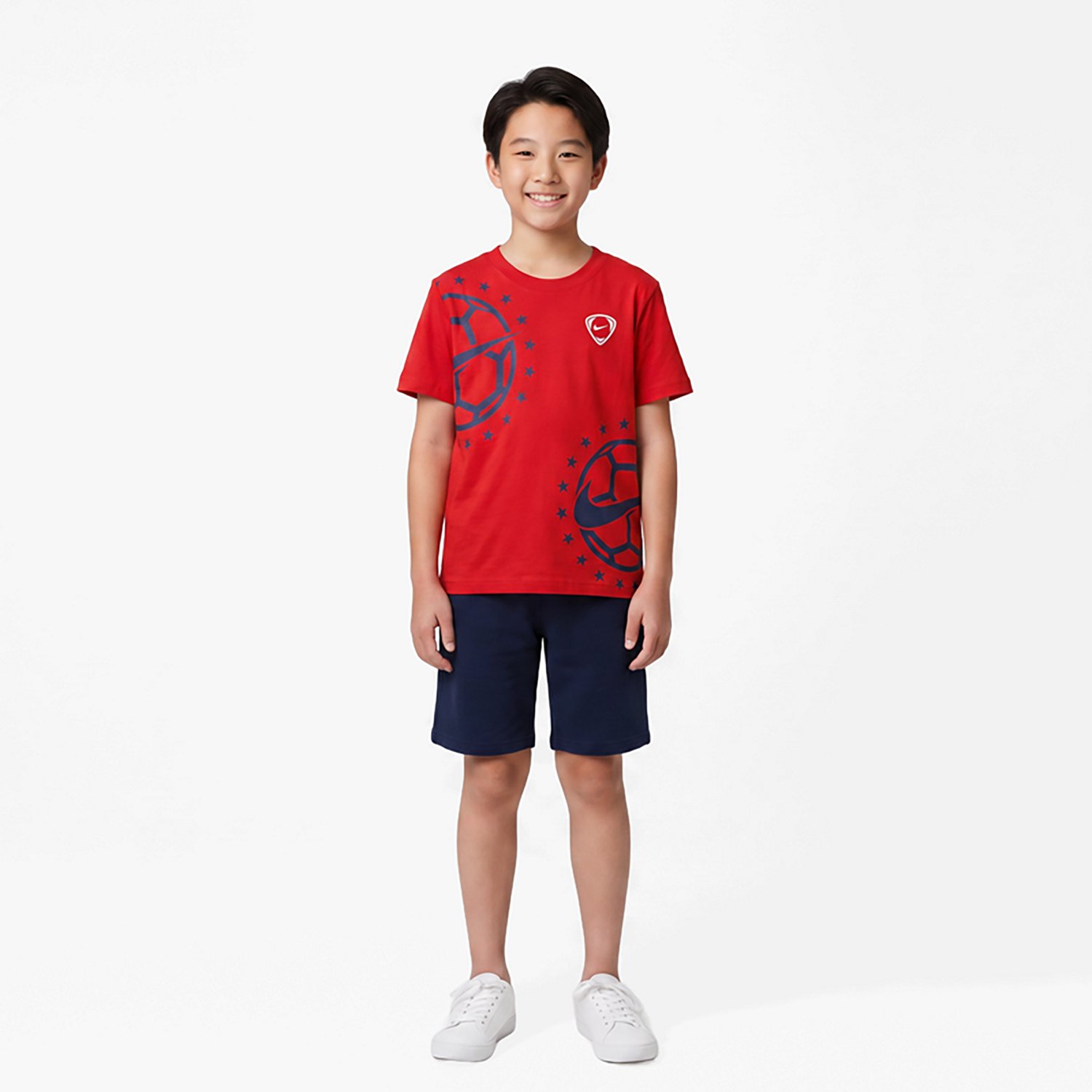 Nike Boys’ Soccer Ball Split T‑Shirt