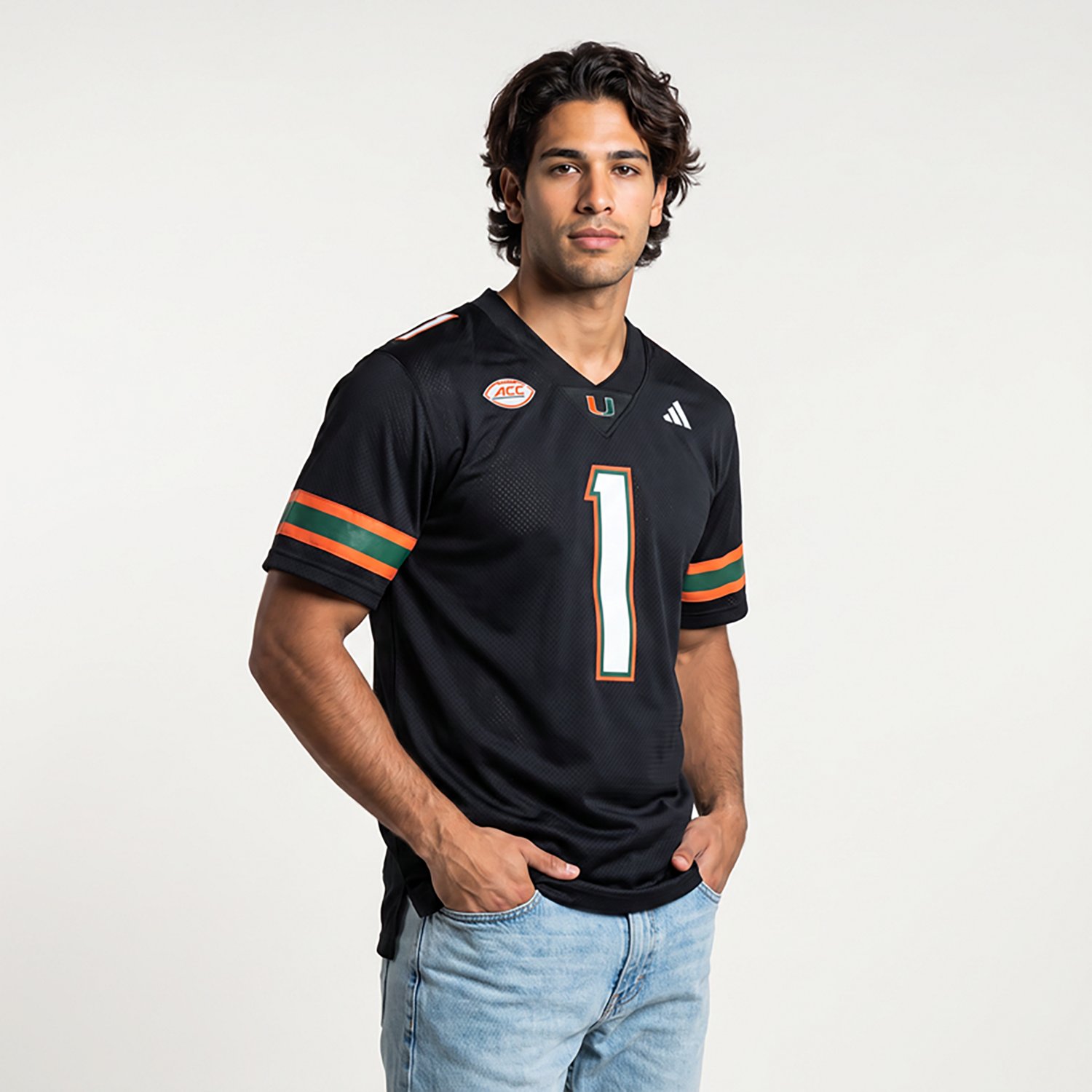 adidas 1 Miami Hurricanes Premier Jersey