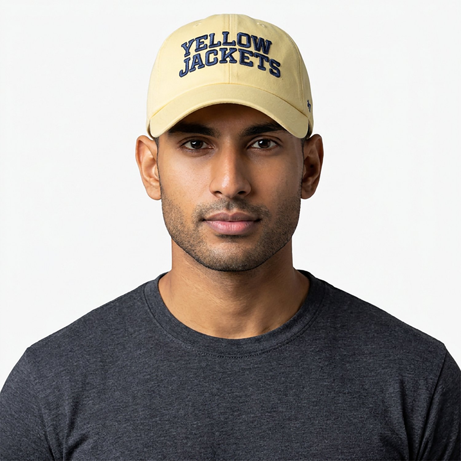 '47 Light Georgia Tech Yellow Jackets Clean Up Adjustable Hat - view number 2