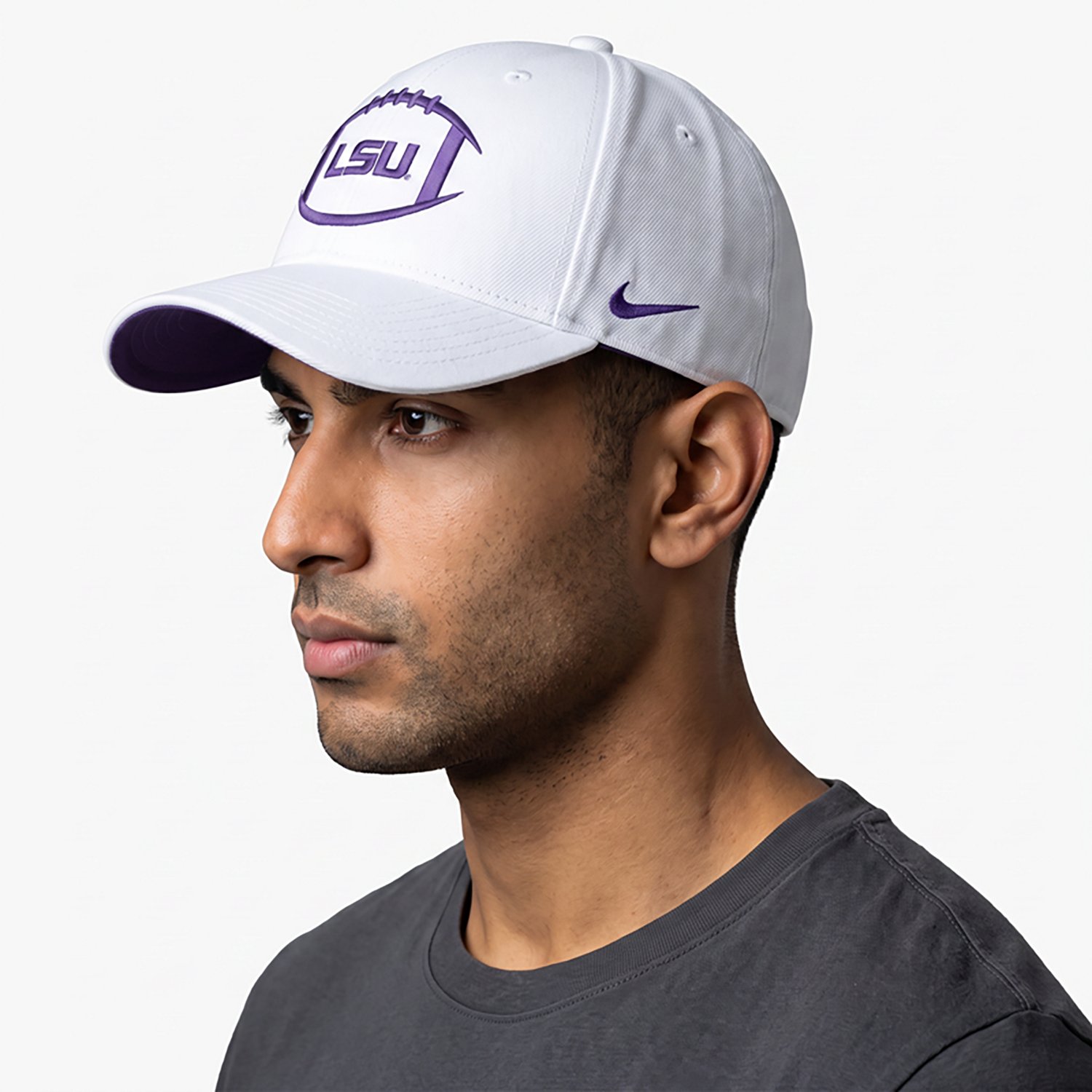 Nike Louisiana State University Football Dri-FIT Primetime Club Cap