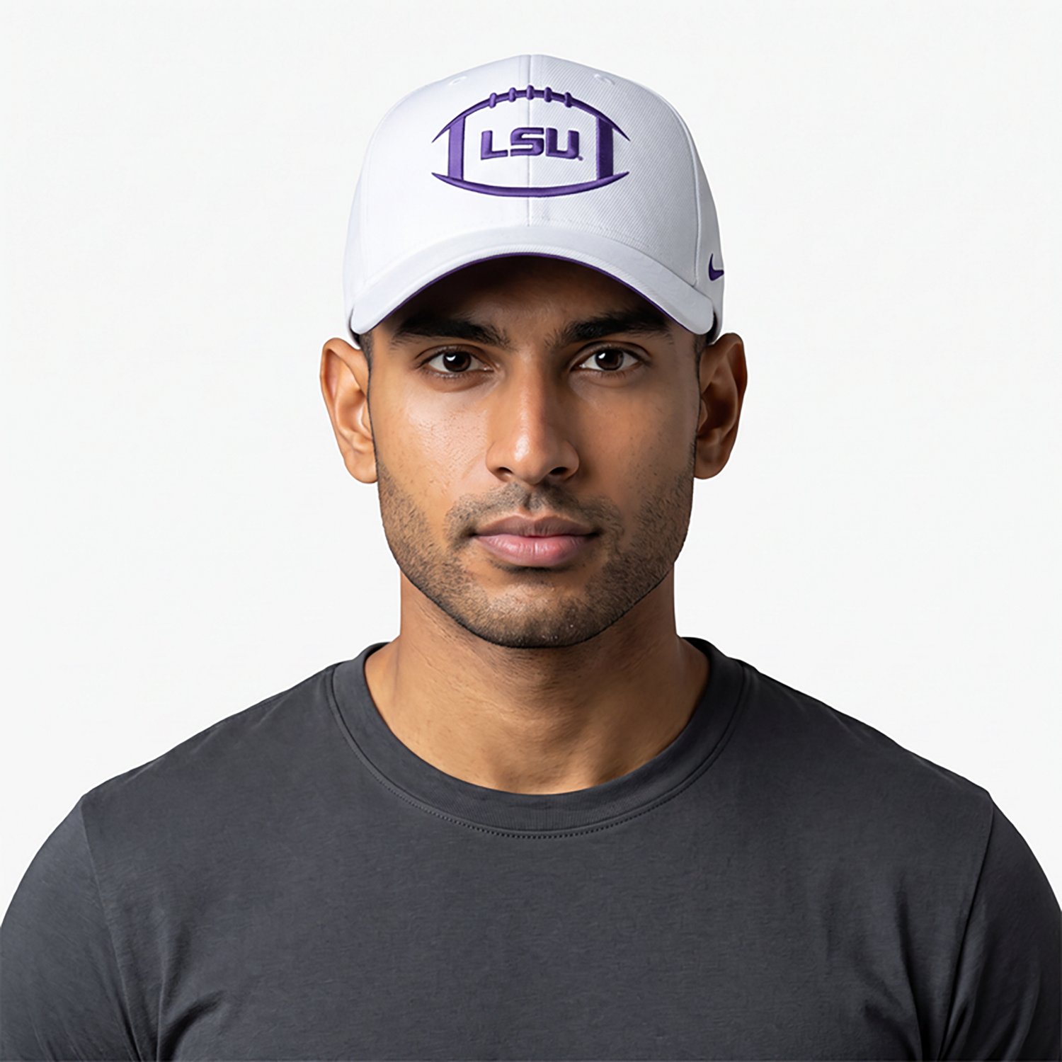 Nike Louisiana State University Football Dri-FIT Primetime Club Cap - view number 2