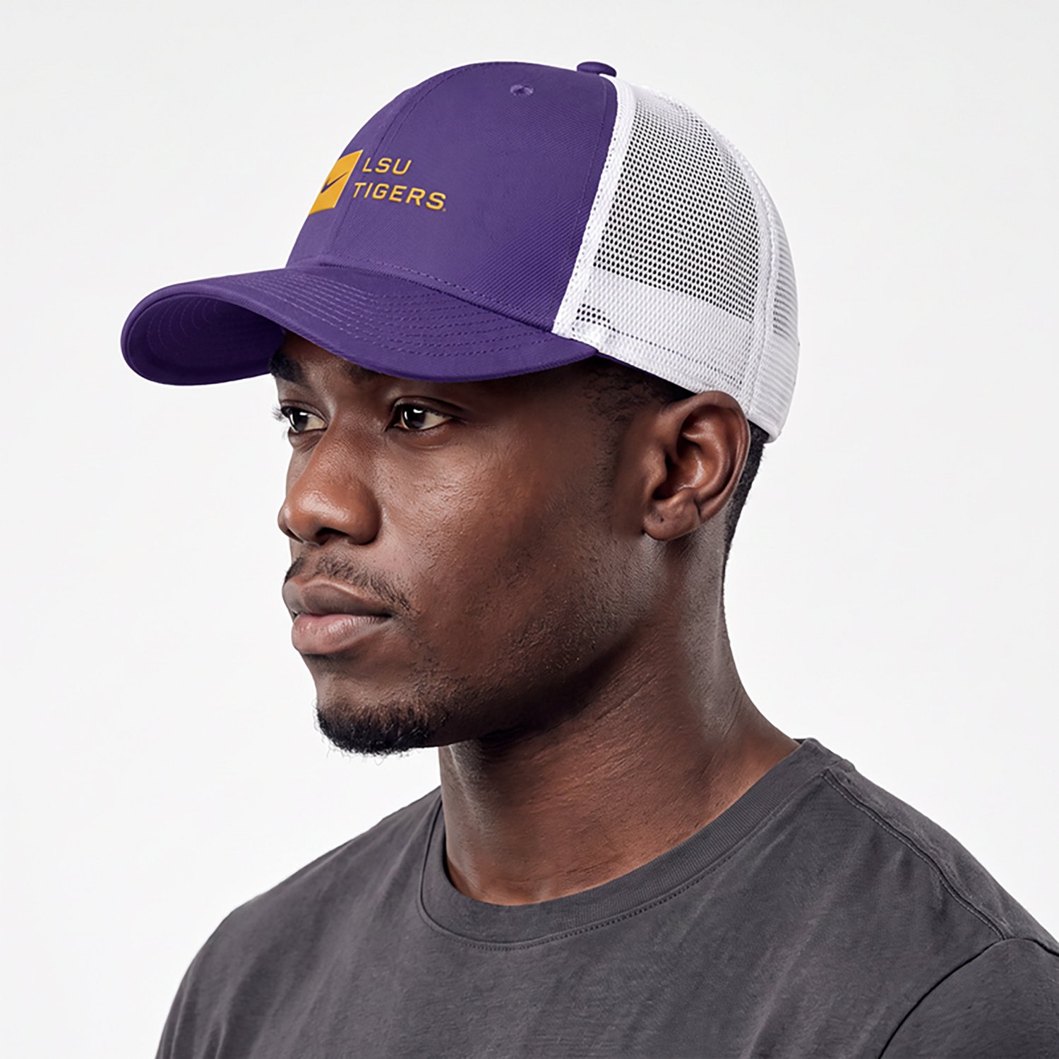 Nike Louisiana State University Sideline Gameday Structured Trucker Cap