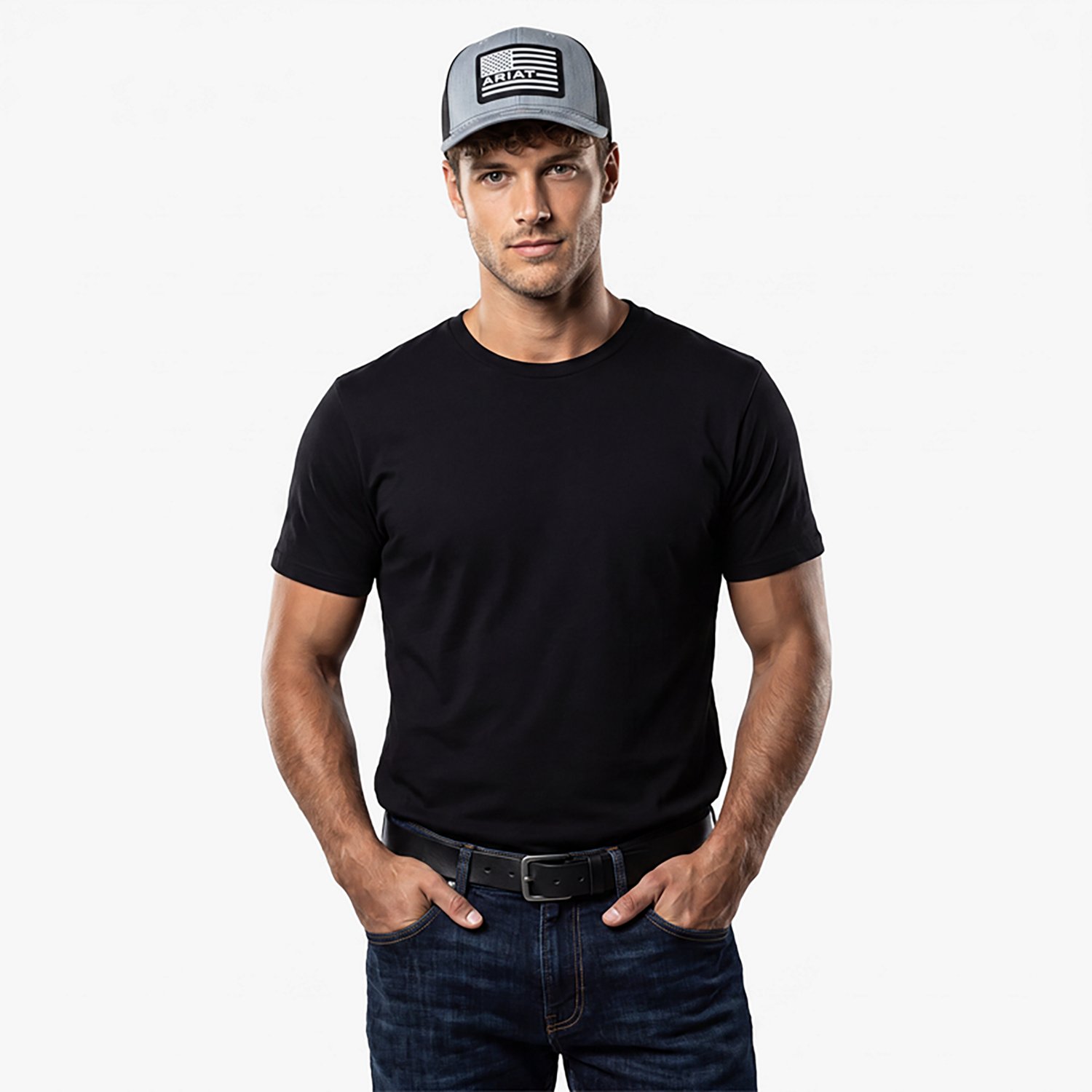 Ariat Men's Flag Patch Cap - view number 2