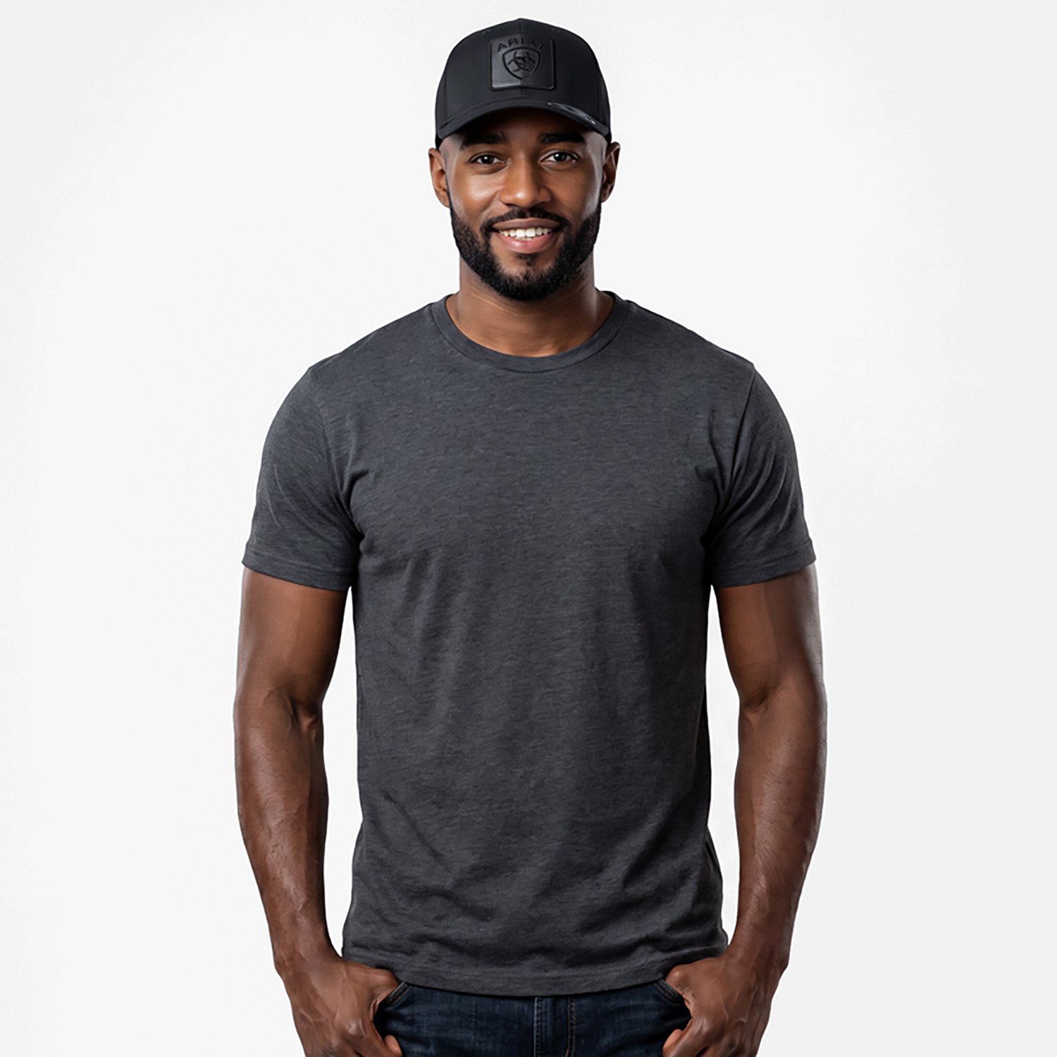Ariat Men's Black Logo Cap - view number 2