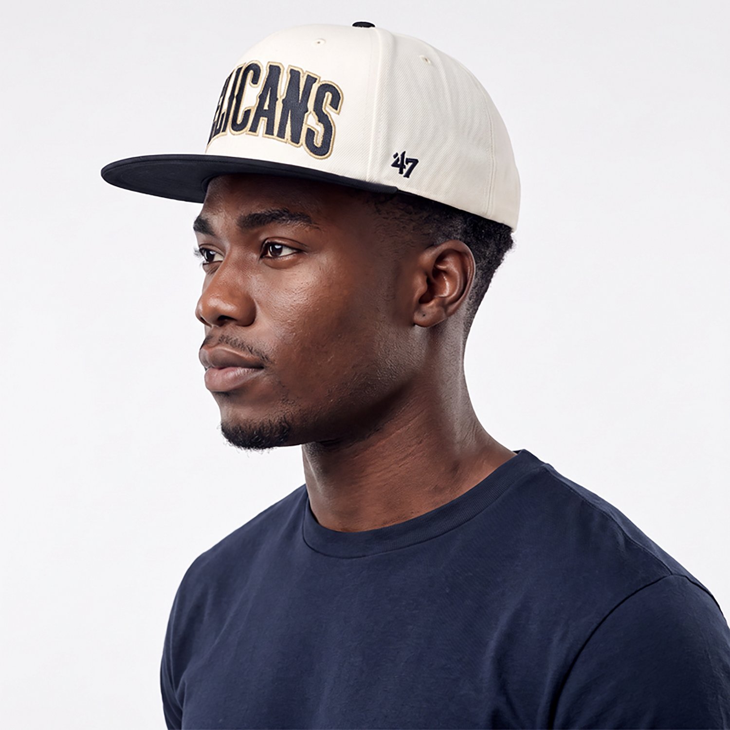 '47 Adults' New Orleans Pelicans Off Hand Captain Cap