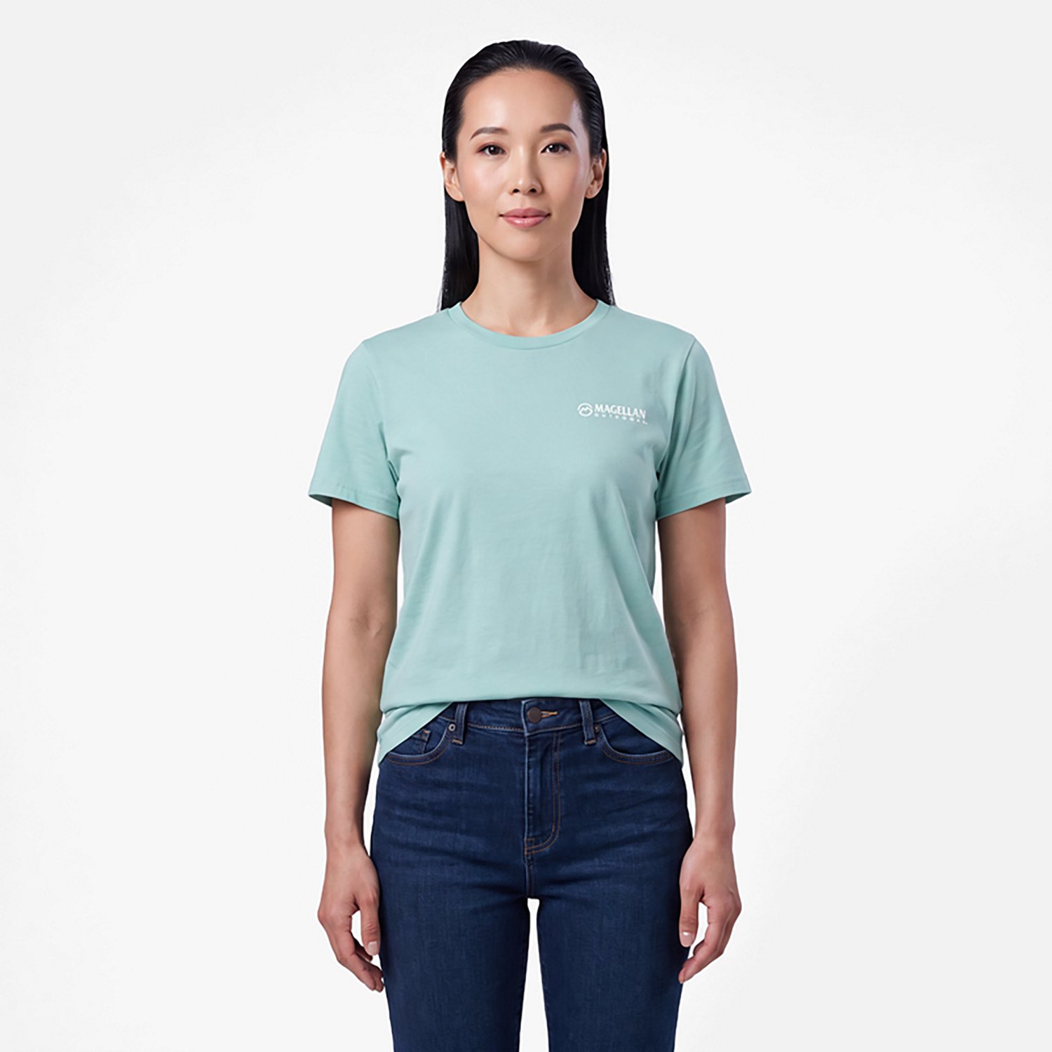 Magellan Outdoors Women's Deer Pattern T-Shirt