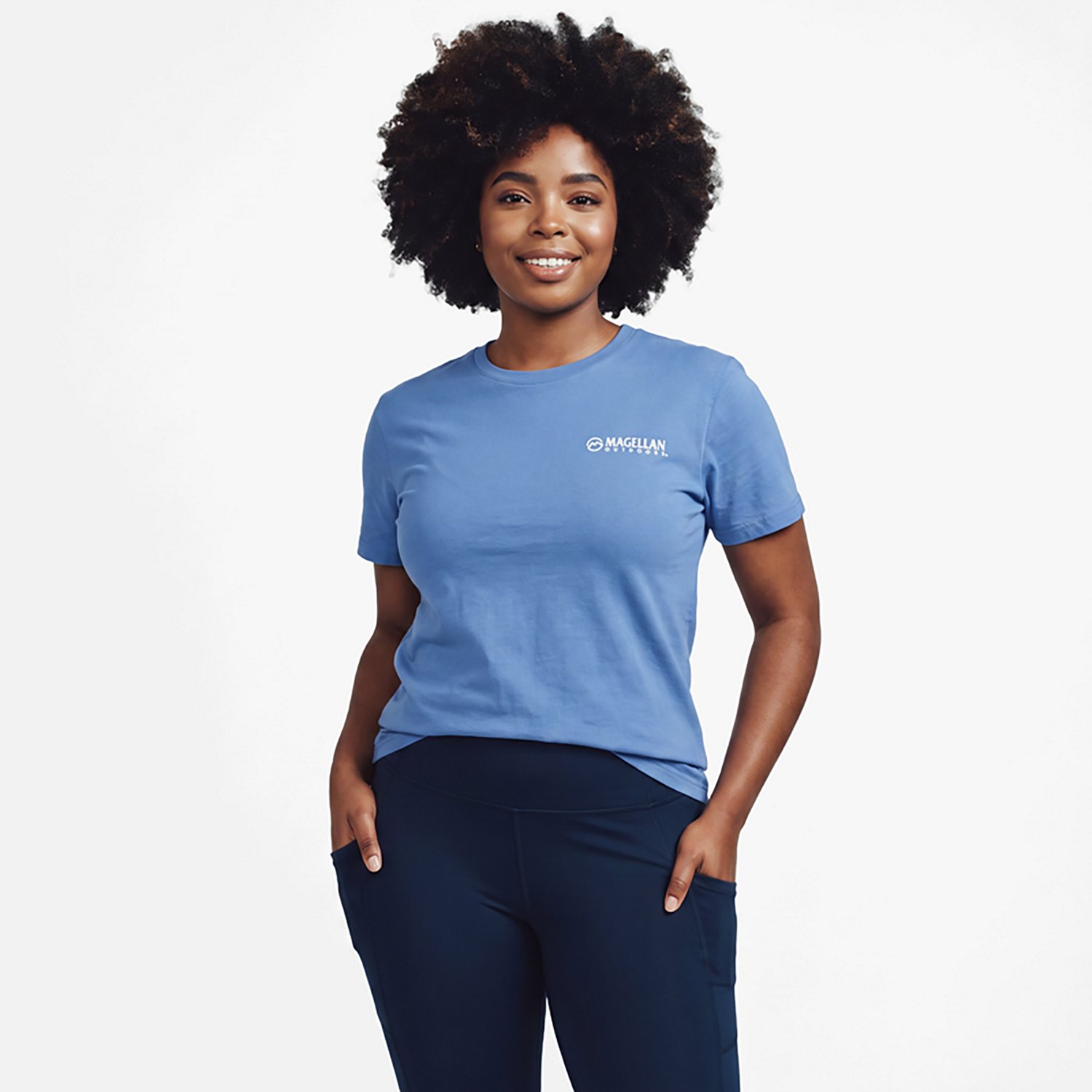 Magellan Outdoors Women's Floral Whitetail T-Shirt