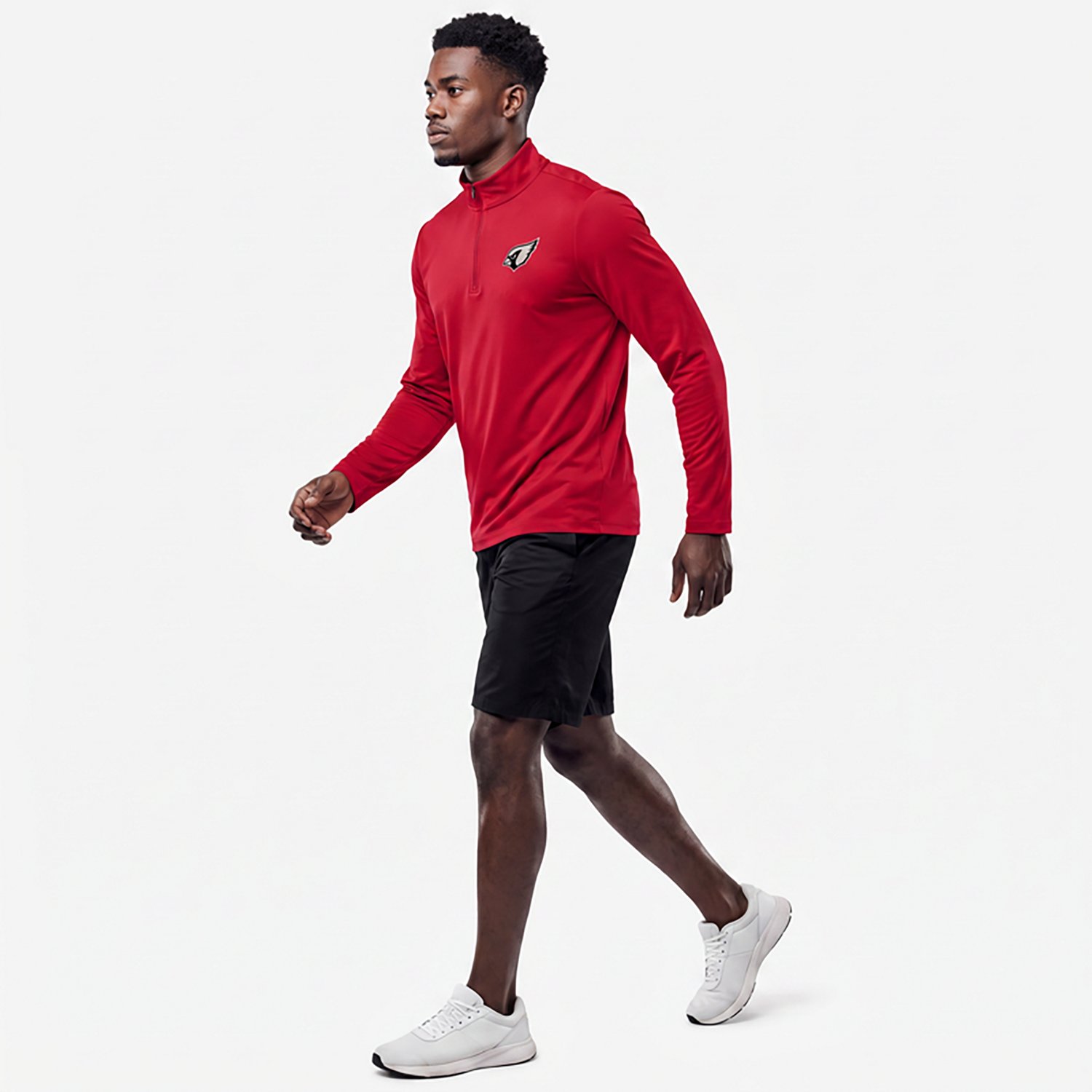 Antigua Men's Arizona Cardinals Reprocess 1/4-Zip Pullover Top
