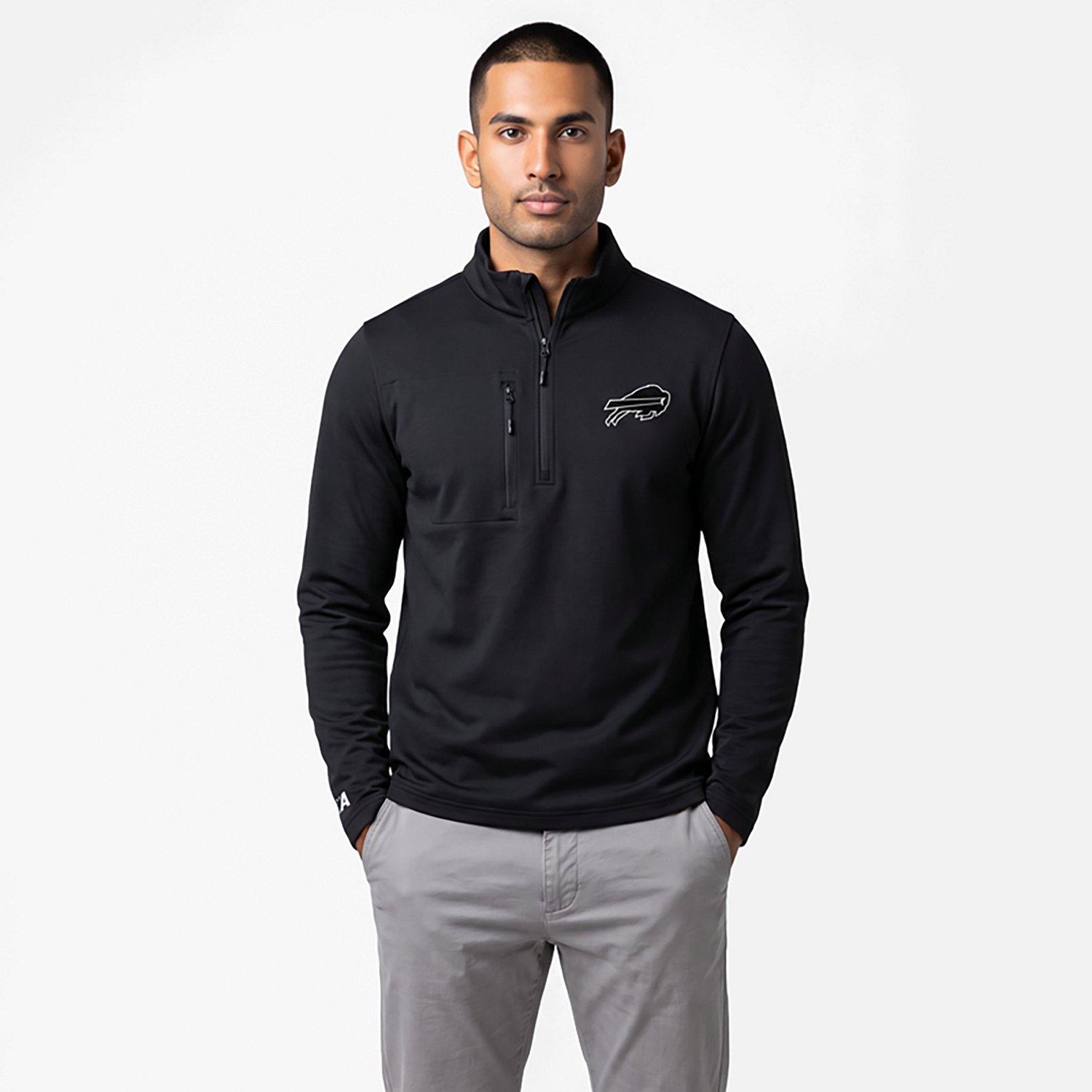Antigua Men's Buffalo Bills Insider 1/4-Zip Pullover Top