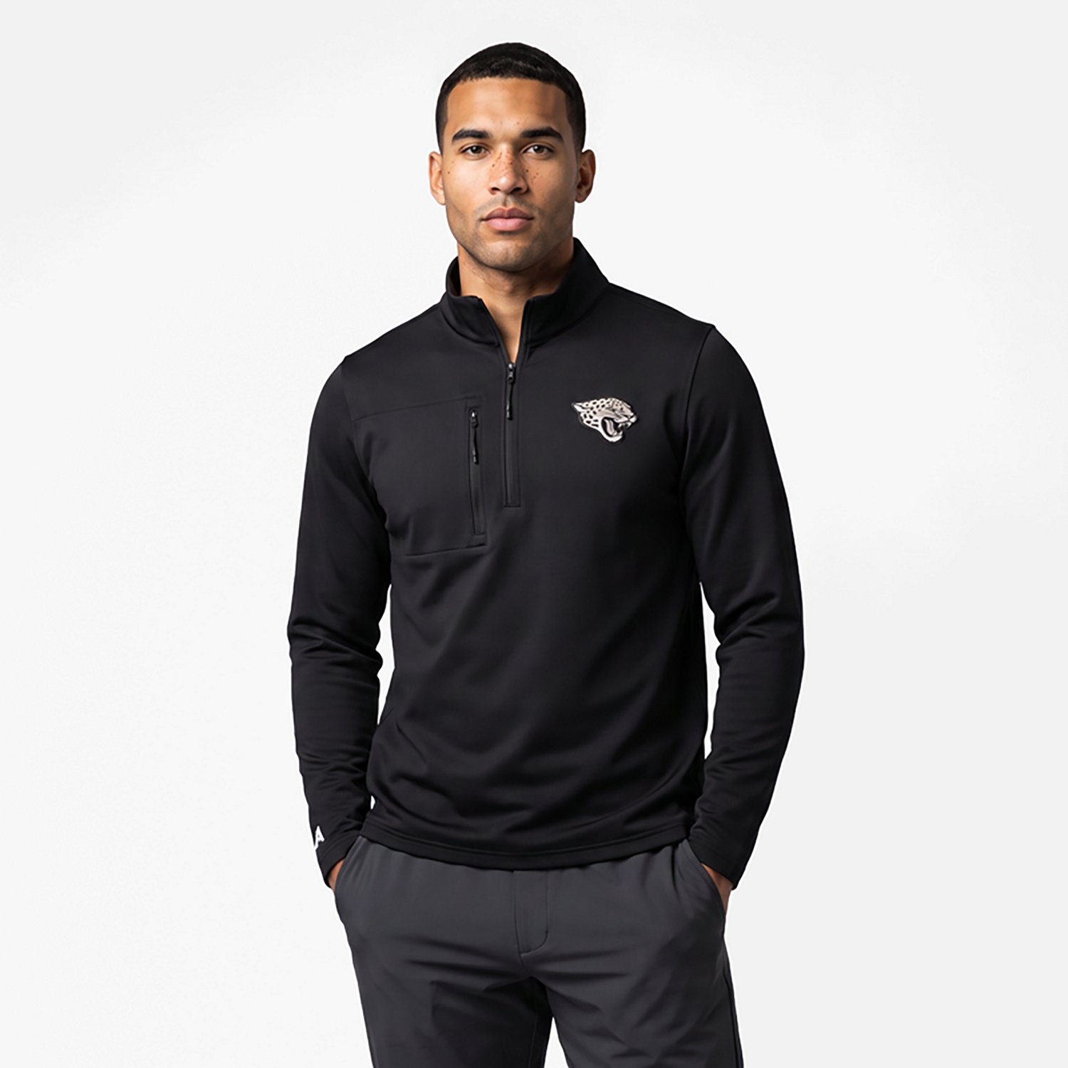 Antigua Men's Jacksonville Jaguars Insider 1/4-Zip Pullover Top