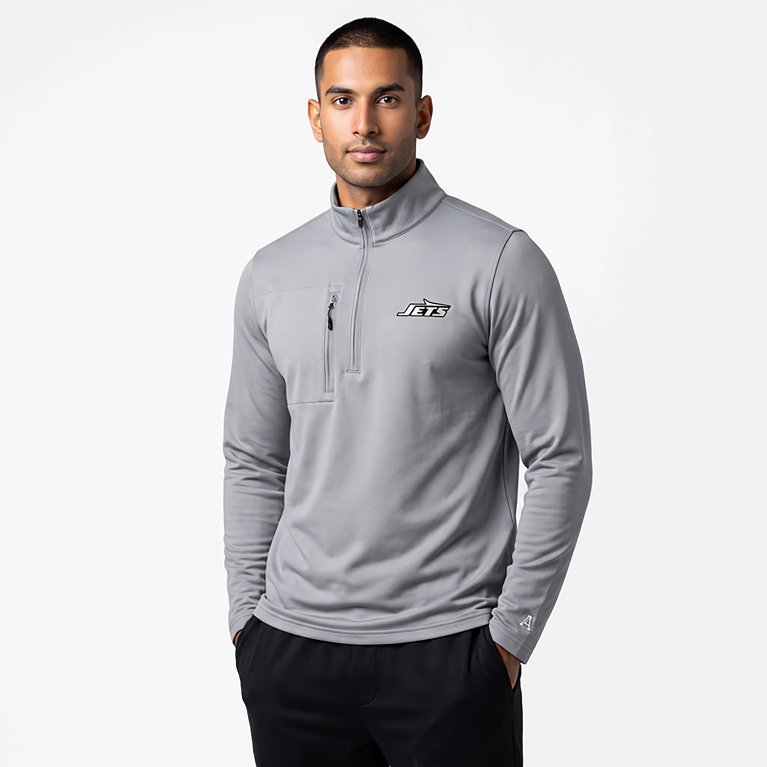 Antigua Men's New York Jets Insider 1/4-Zip Pullover Top