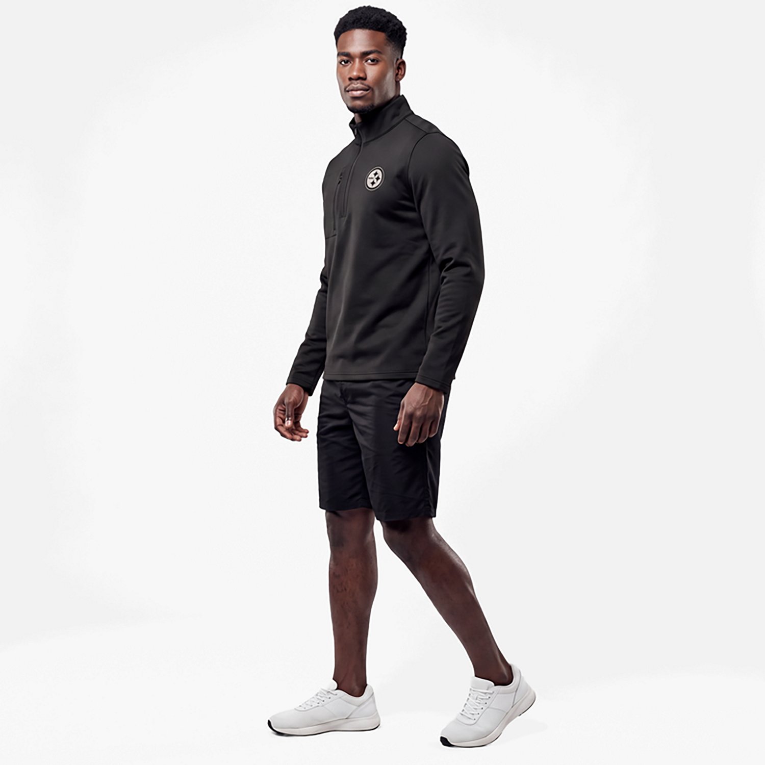 Antigua Men's Pittsburgh Steelers Insider 1/4-Zip Pullover Top