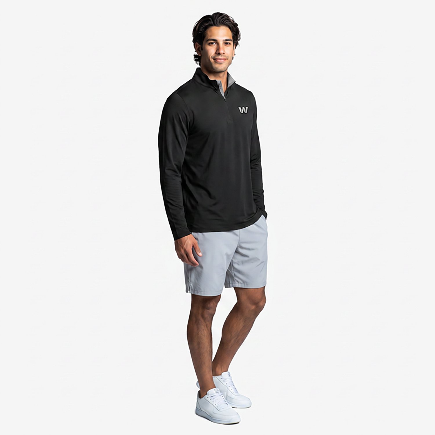 Antigua Men's Washington Commanders Content 1/4-Zip Pullover Top