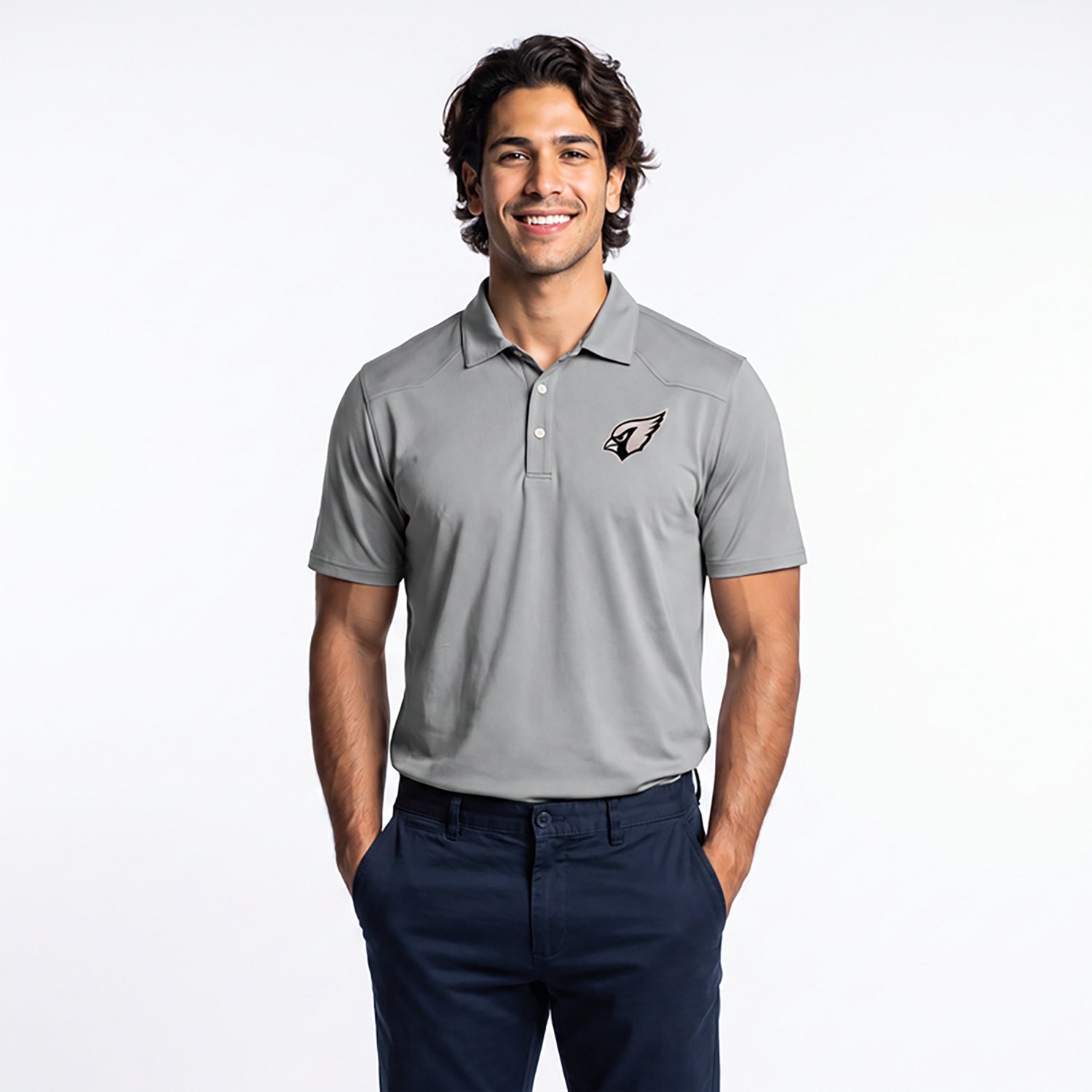 Antigua Men's Arizona Cardinals Western Polo Shirt