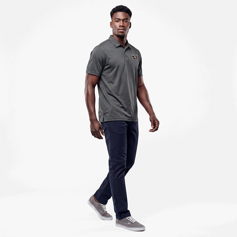 Men's Antigua  Pewter Chicago Bears Ellipse Performance Polo