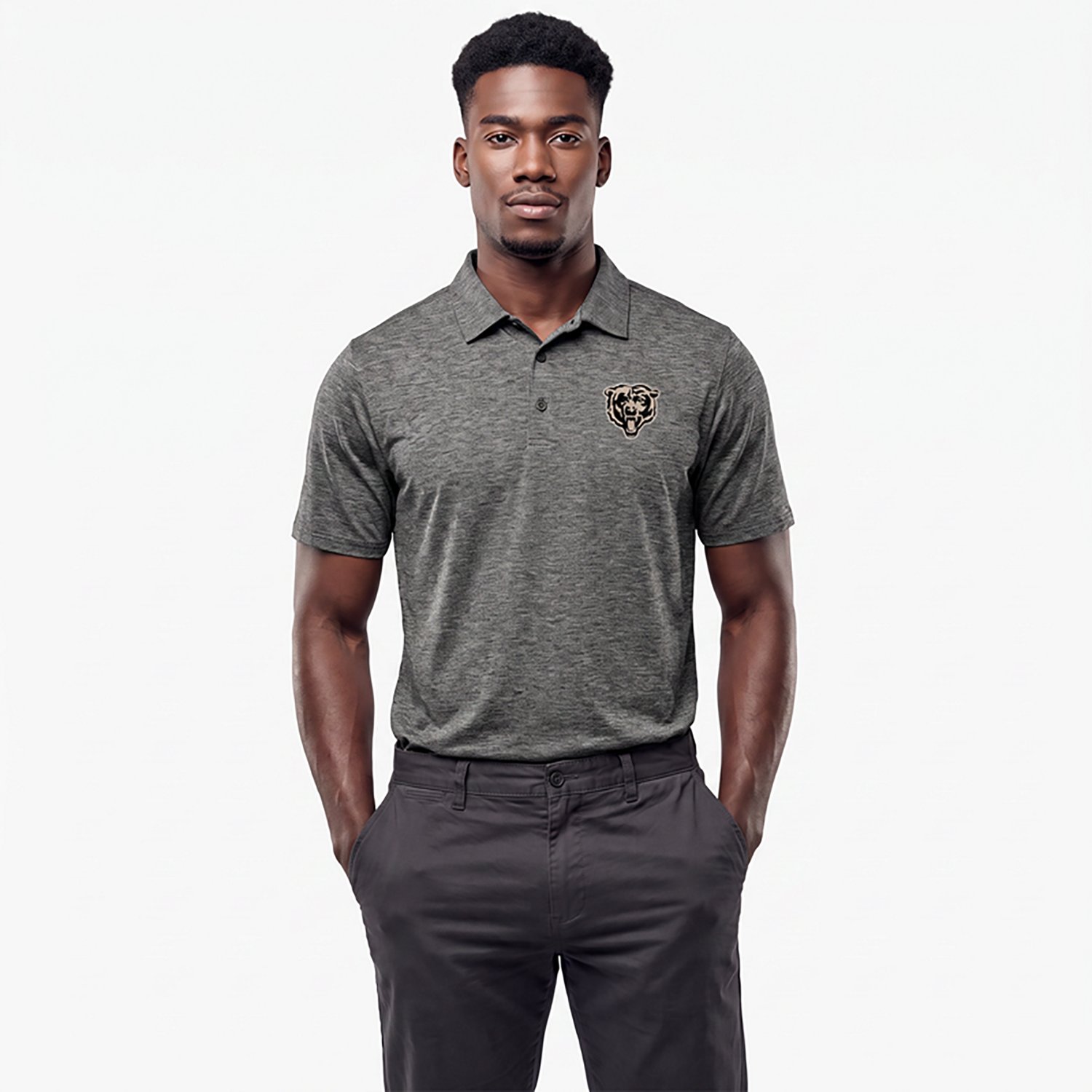 Antigua Men's Chicago Bears Par 3 Polo Shirt