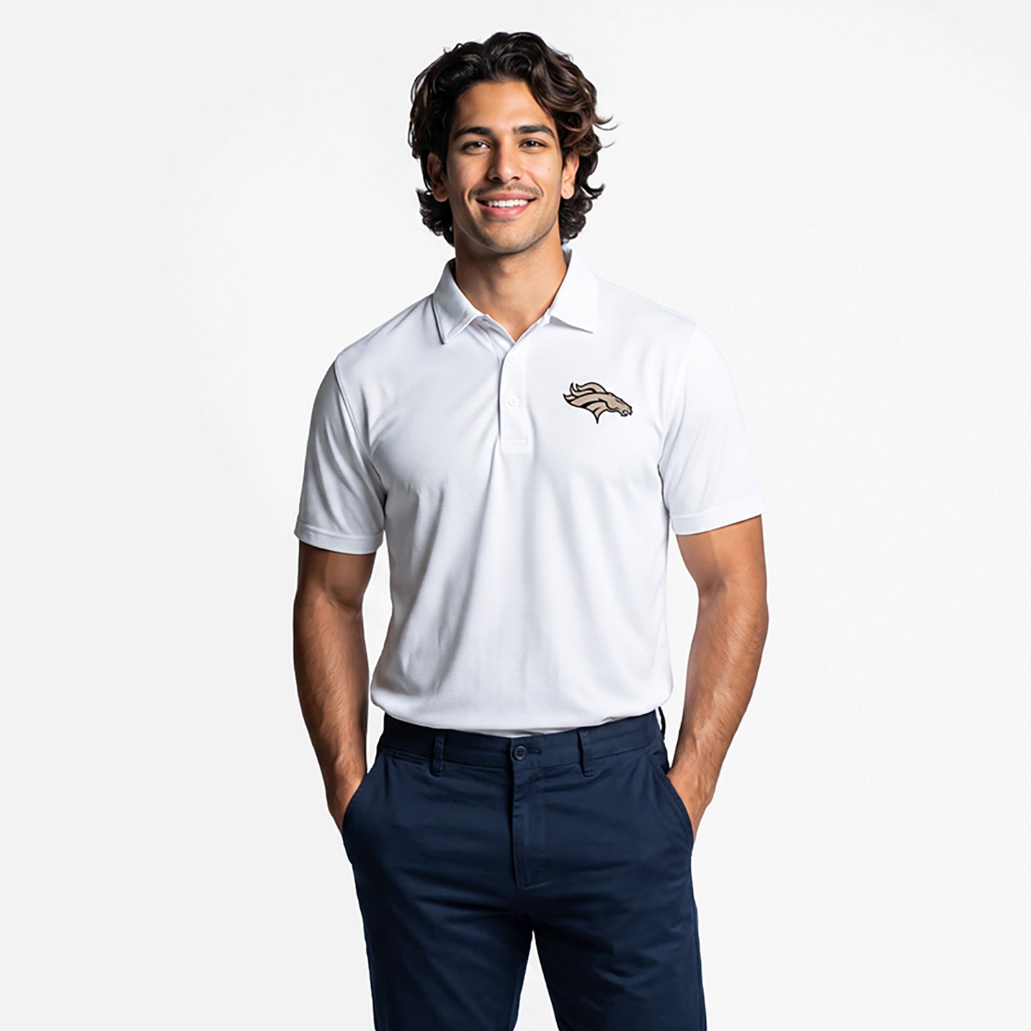 Antigua Men's Denver Broncos Ellipse Polo Shirt