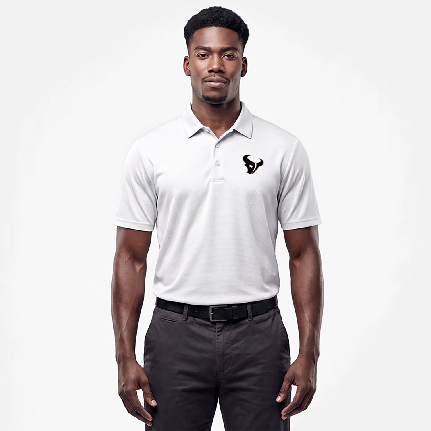 Antigua Men's Houston Texans Ellipse Polo Shirt