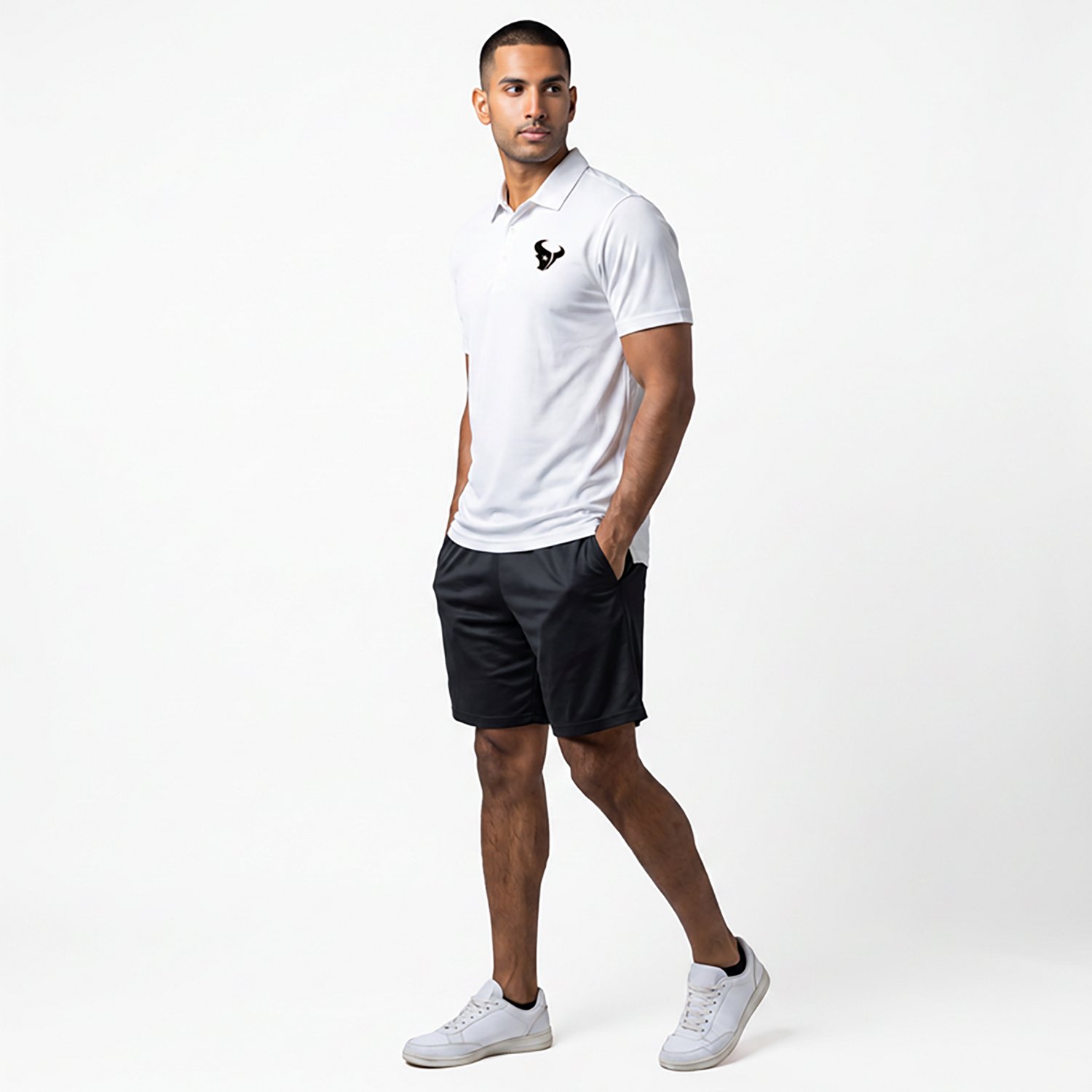 Antigua Men's Houston Texans Ellipse Polo Shirt - view number 2