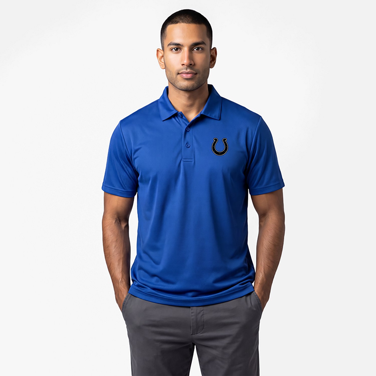 Antigua Men's Indianapolis Colts Ellipse Polo Shirt