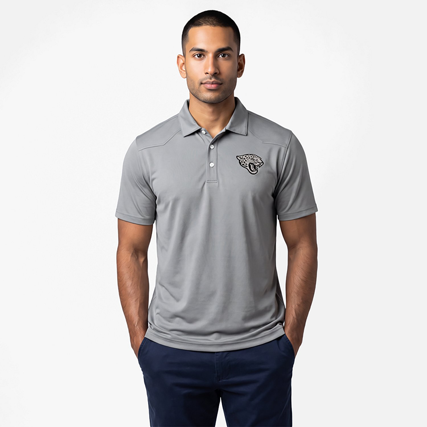 Antigua Men's Jacksonville Jaguars Western Polo Shirt