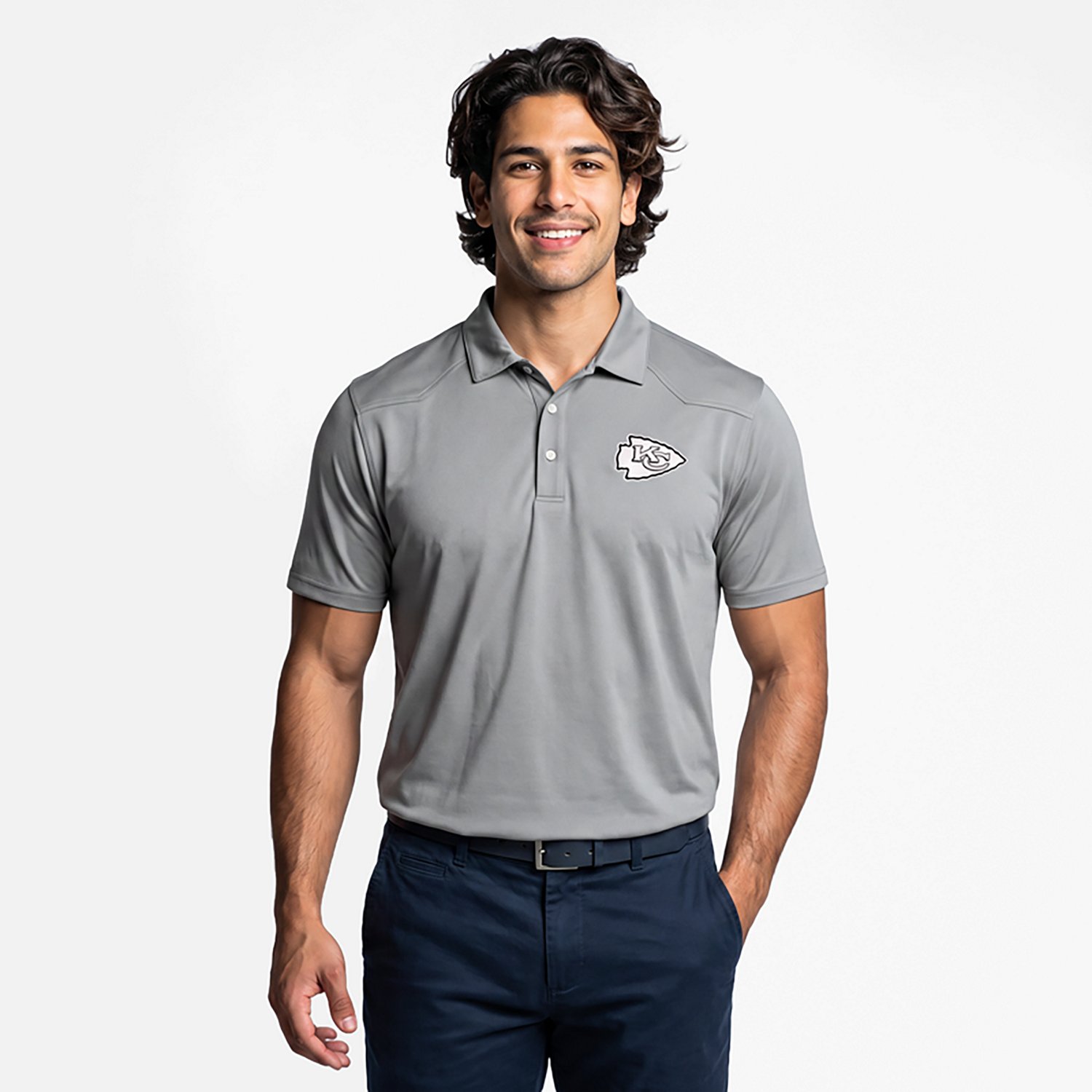 Antigua Men's Kansas City Chiefs Western Polo Shirt