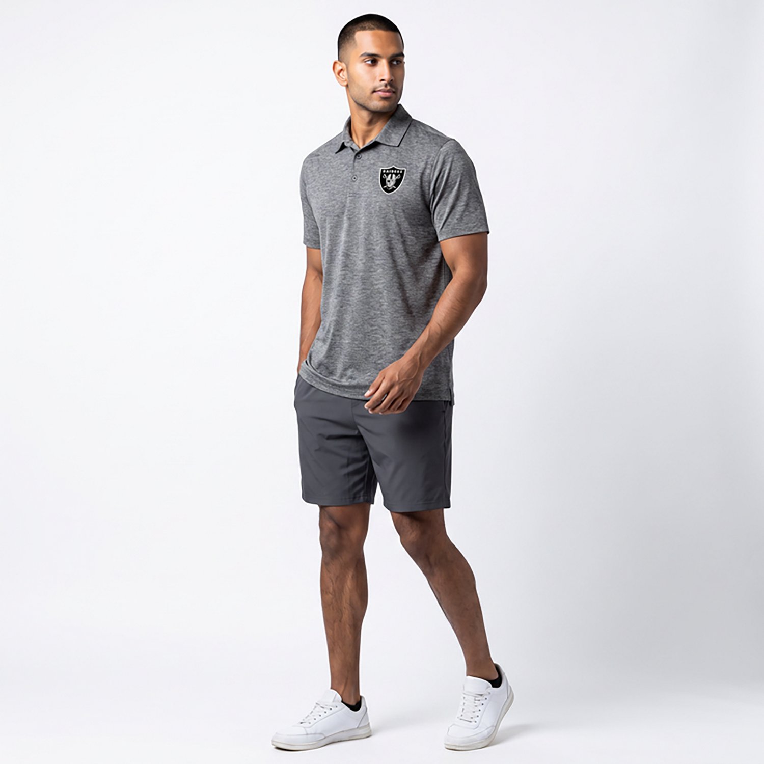 Antigua Men's Las Vegas Raiders Par 3 Polo Shirt