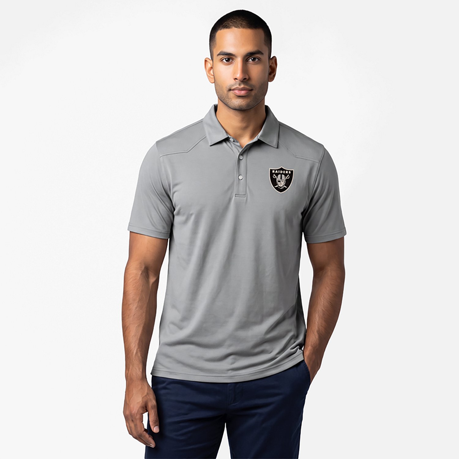 Antigua Men's Las Vegas Raiders Western Polo Shirt