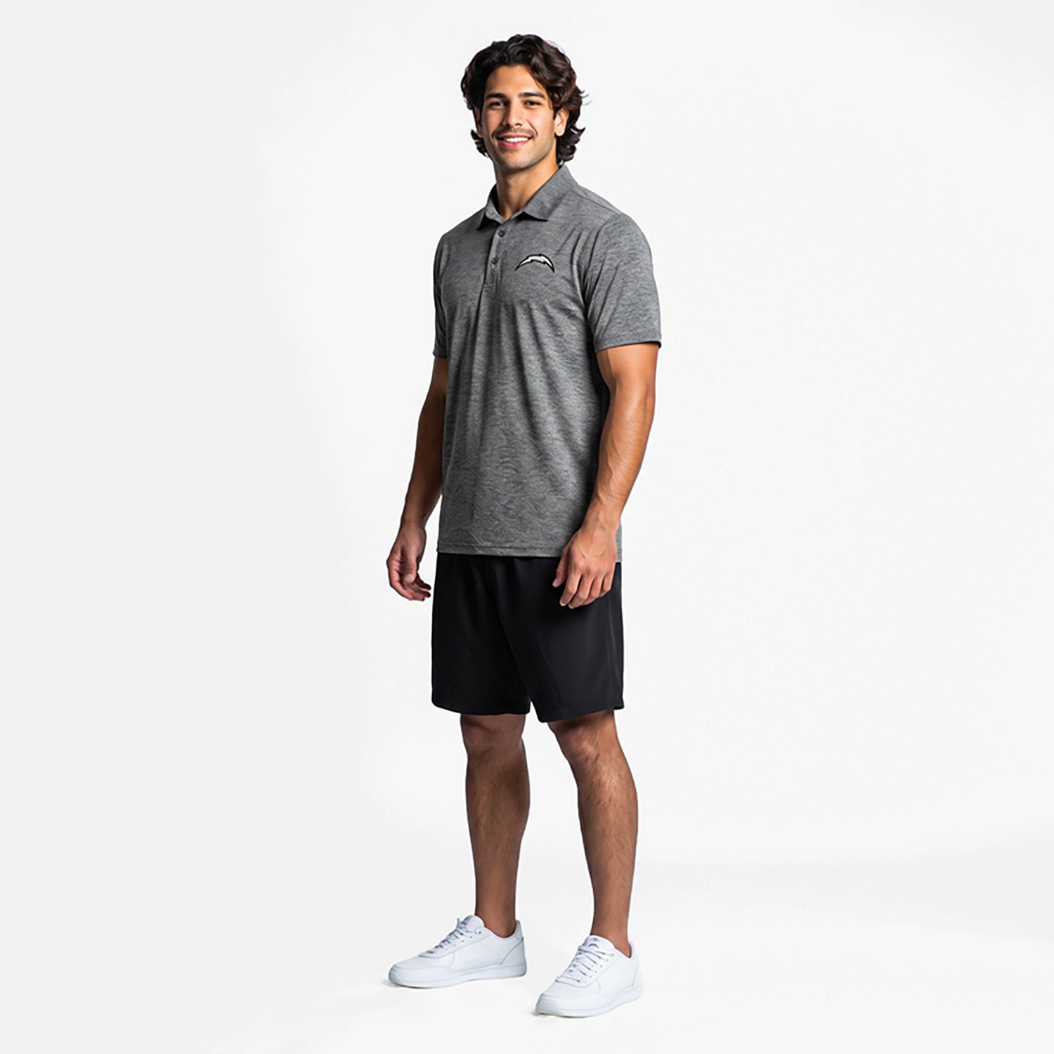 Antigua Men's Los Angeles Chargers Par 3 Polo Shirt - view number 2