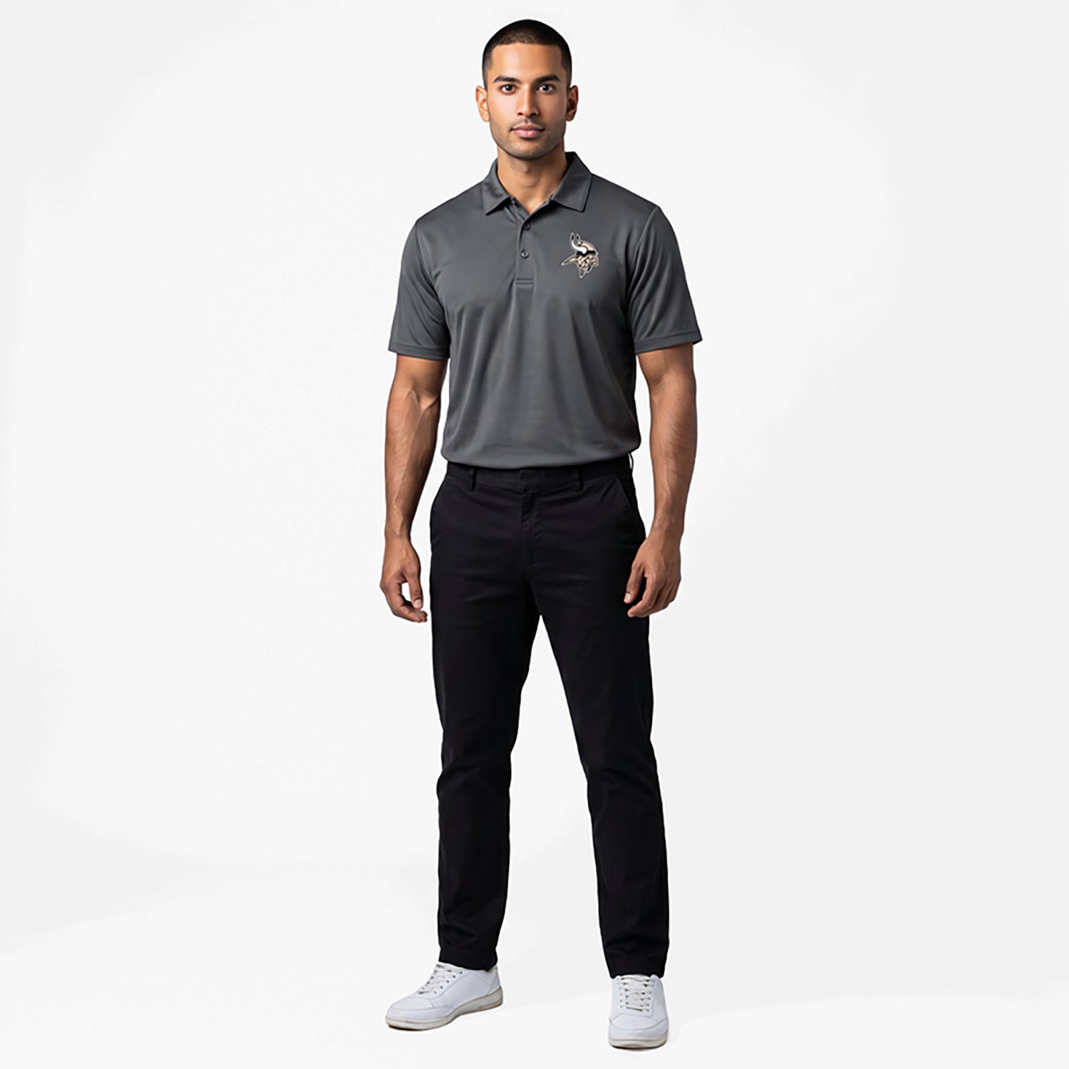 Antigua Men's Minnesota Vikings Ellipse Polo Shirt