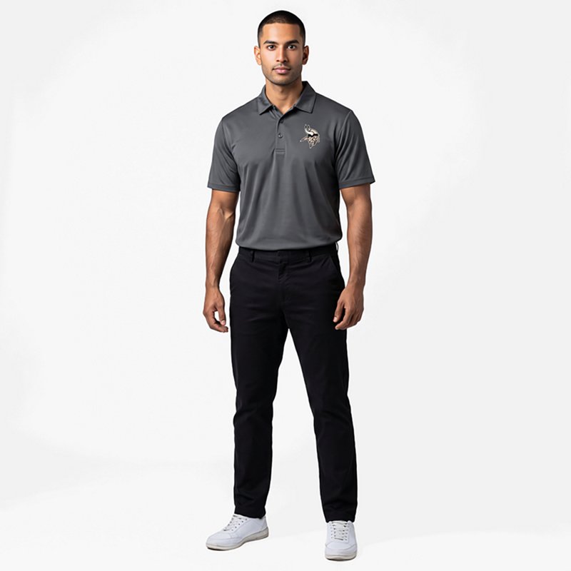 Antigua Men's Minnesota Vikings Ellipse Polo Shirt